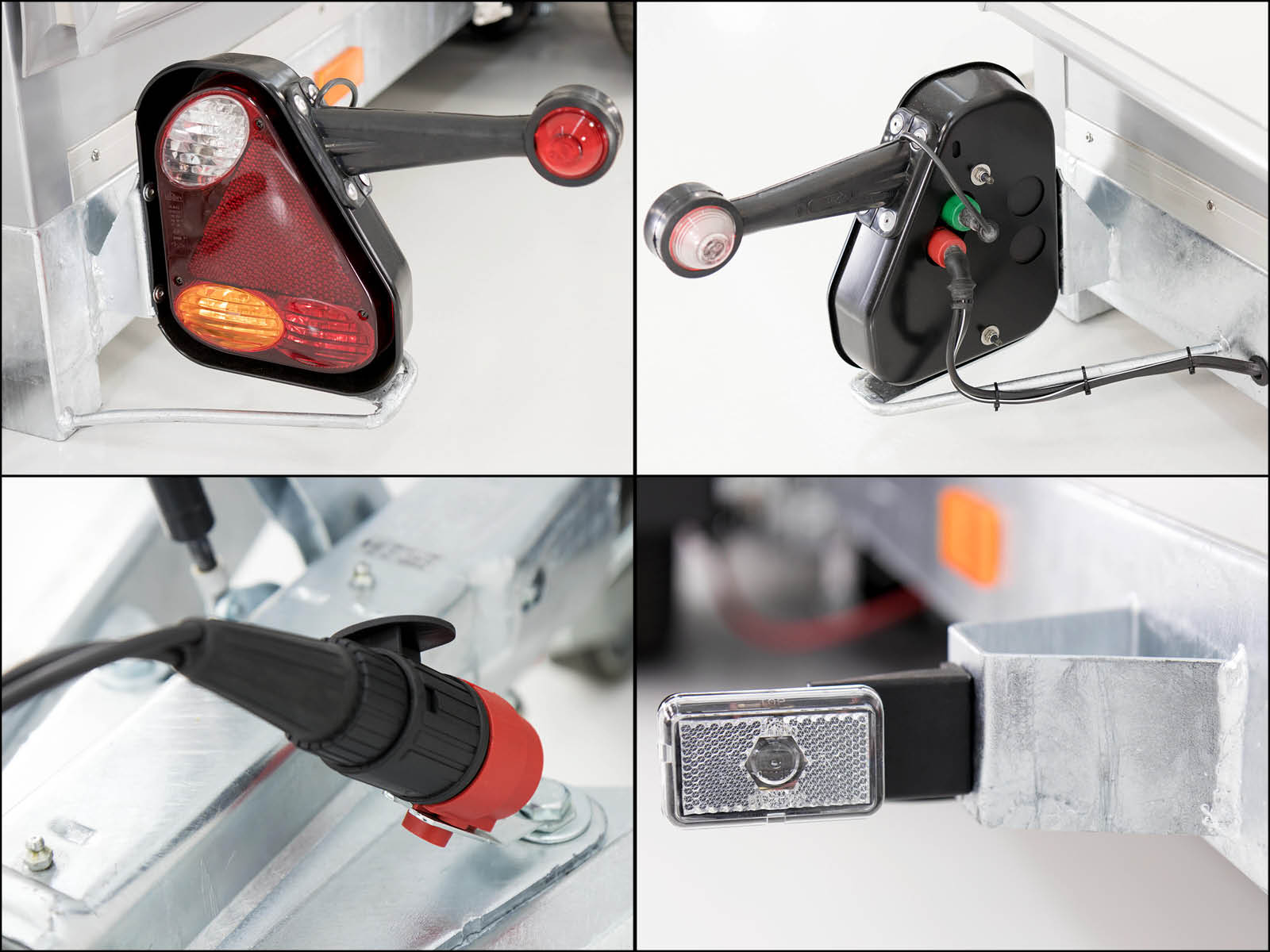 Vezeko Koffer-Absenkanhänger 167x400cm Höhe: 210cm 3,5t | Silber-Neu – Bild 2