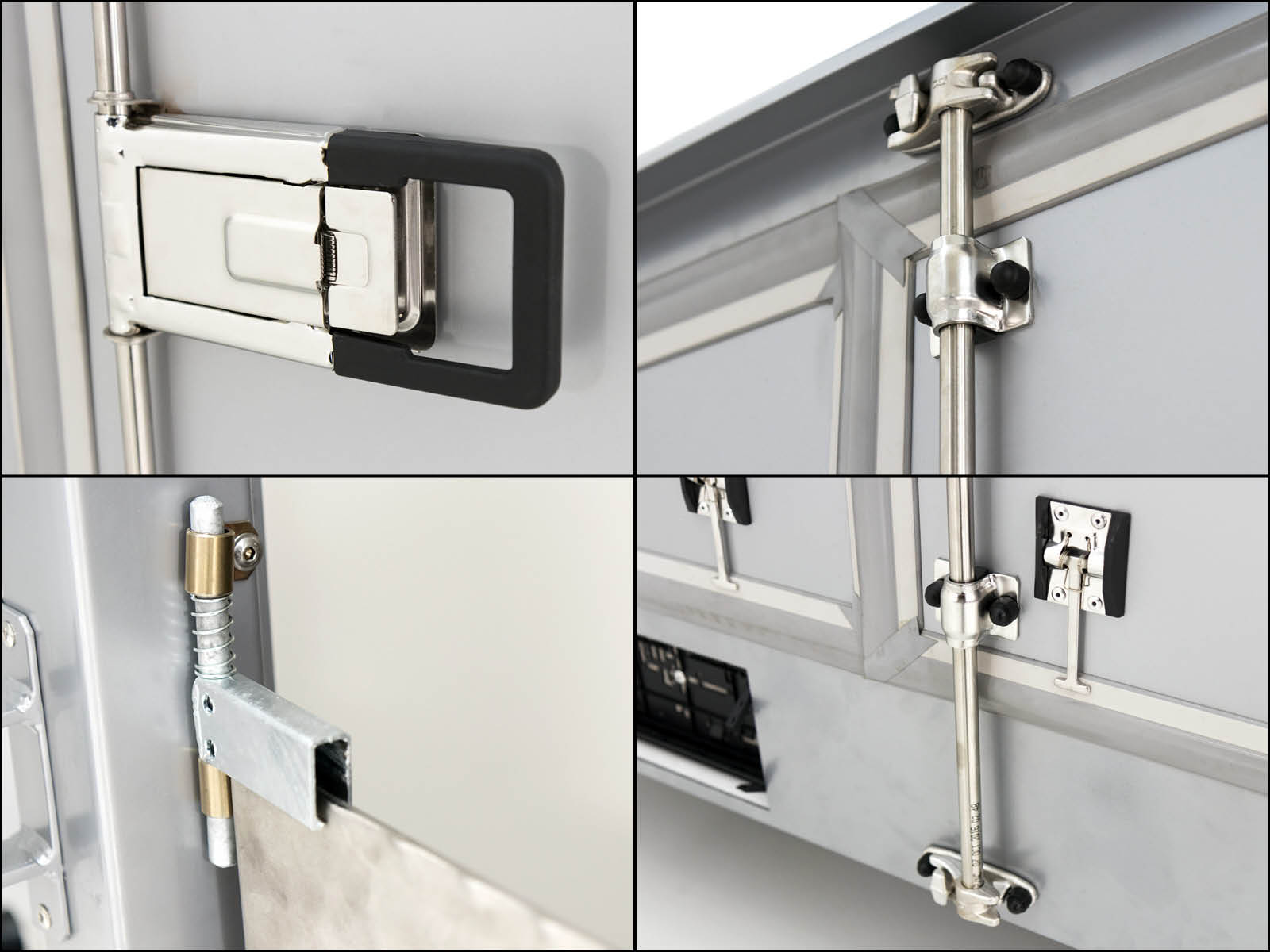 Vezeko Koffer-Absenkanhänger 167x400cm Höhe: 210cm 3,5t | Silber-Neu – Bild 3