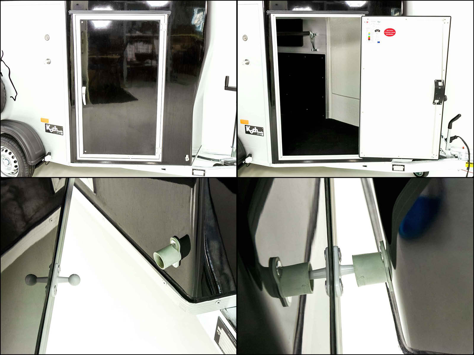 Cheval Liberte Pferdeanhänger GOLD One 1,5er | Pullman-Fahrwerk | schwarz-Neu – Bild 4