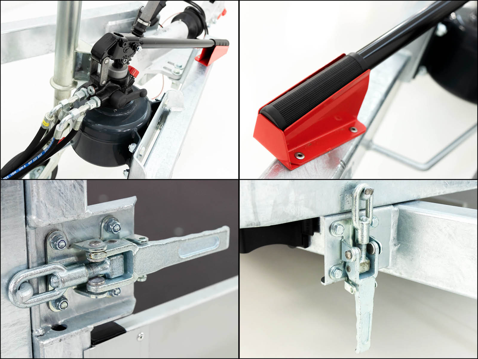 Vezeko Hochlader Anhänger J30.43 | 210x430cm | 3t | Ladefläche kippbar-Neu – Bild 2