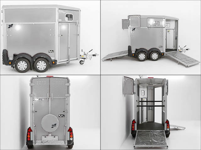 Ifor Williams Pferdeanhänger HB403|1,5er|silber-Neu – Bild 5