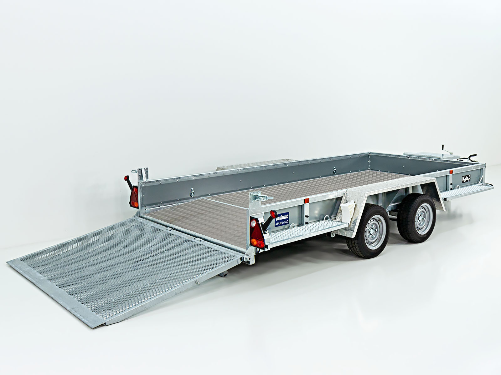 Variant Baumaschinenanhänger Maxi Load 180×400 3,5t | Rampe | Aluboden | Beavertail-Neu – Bild 4