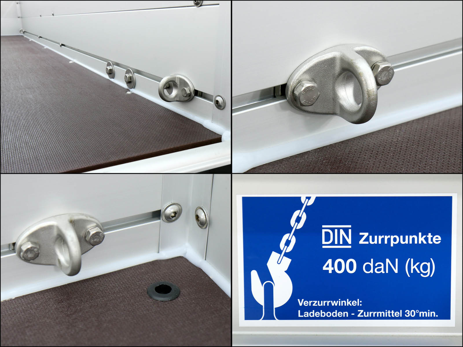 '-Anhänger 125x250cm 750kg | Typ U4-Neu – Bild 2