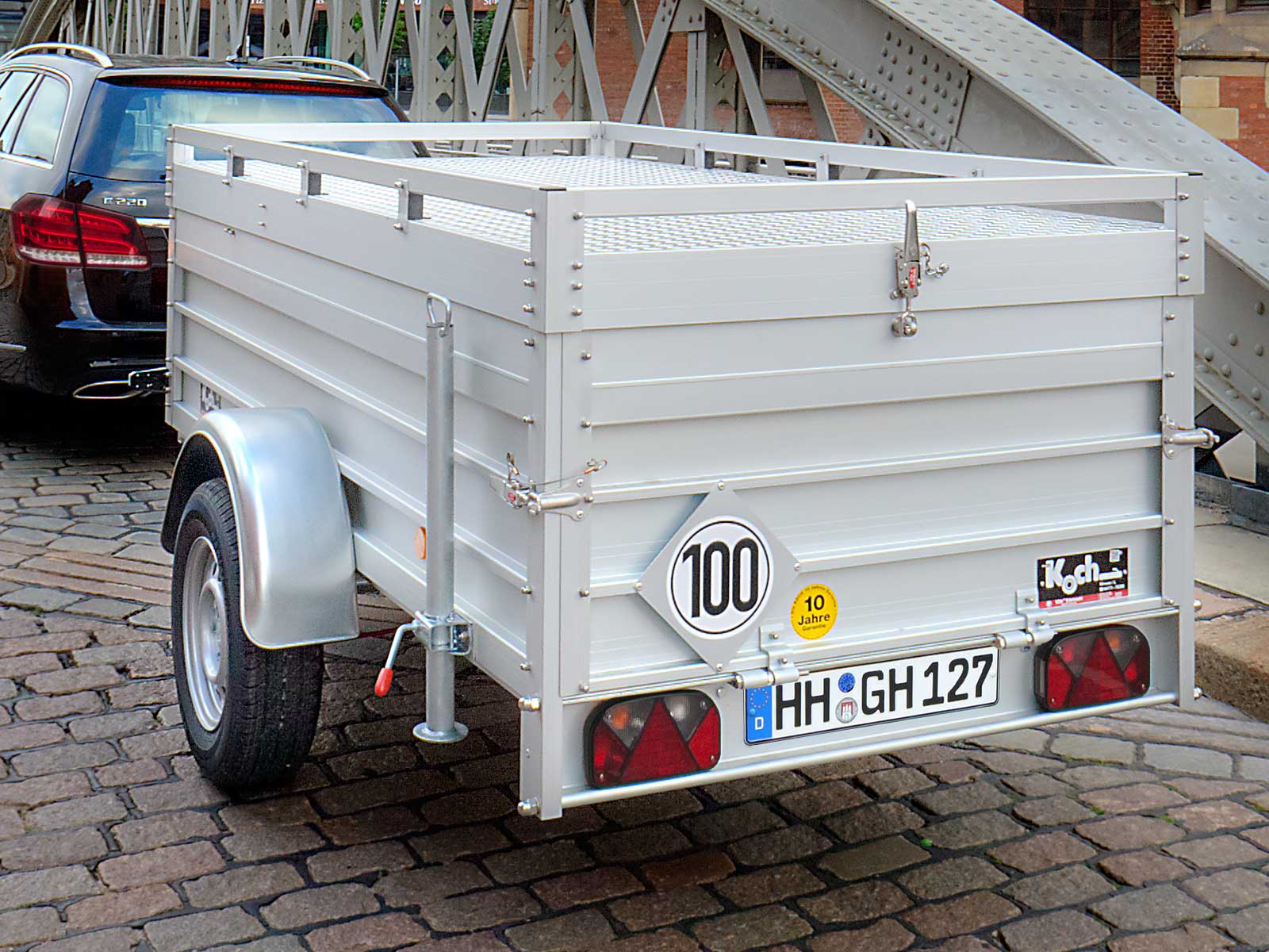 Deckelanhänger 125x250cm Höhe: 65cm 1300kg | Typ 4.13-Neu – Bild 3