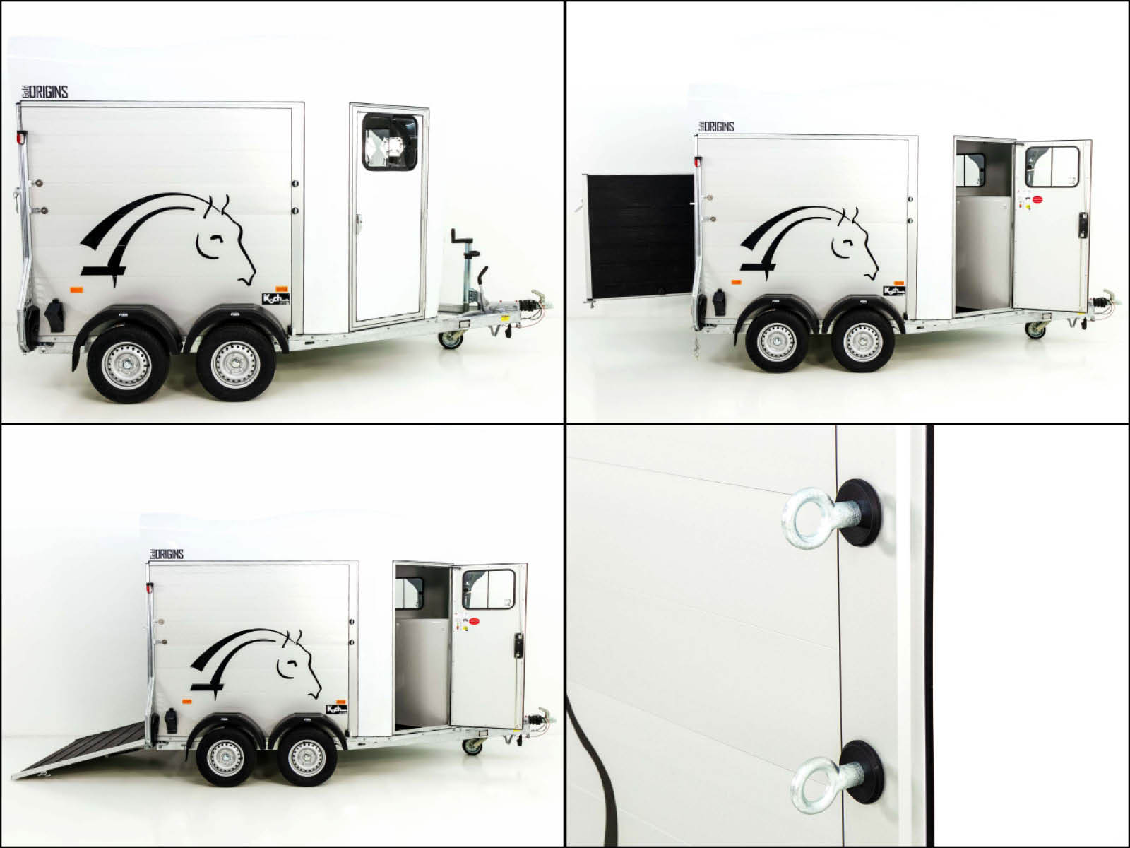 Cheval Liberte Pferdeanhänger GOLD Origins | Sattelkammer | weiß-Neu – Bild 3