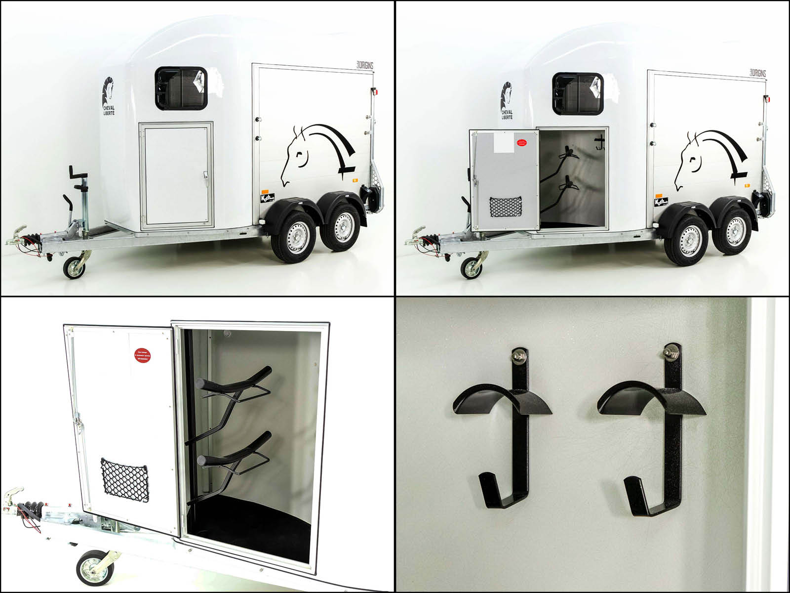 Cheval Liberte Pferdeanhänger GOLD Origins | Sattelkammer | weiß-Neu – Bild 4