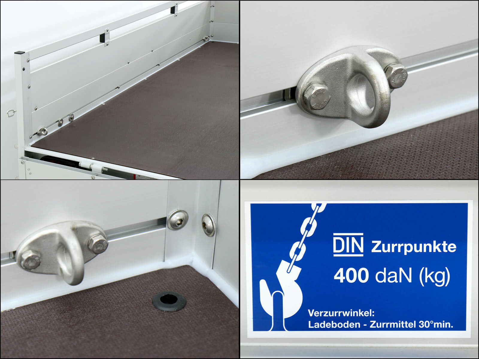'-Anhänger „Edition 35“ 125x250cm 1300kg | Typ 4.13 | Hochplane 160cm – Blau-Neu – Bild 6