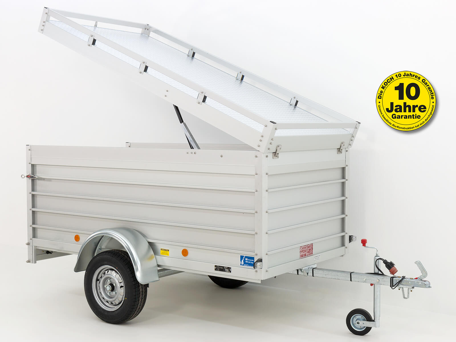 Deckelanhänger 125x250cm Höhe: 50cm 1300kg | Typ 4.13-Neu