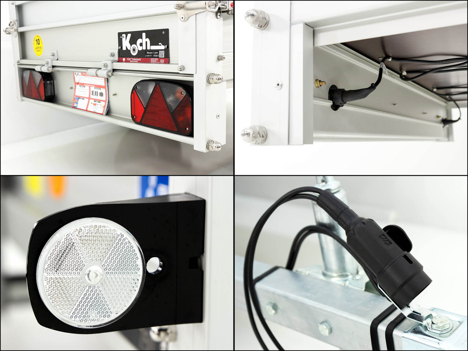 Deckelanhänger 105x205cm Höhe:50cm 1000kg | Typ B1000-Neu – Bild 2