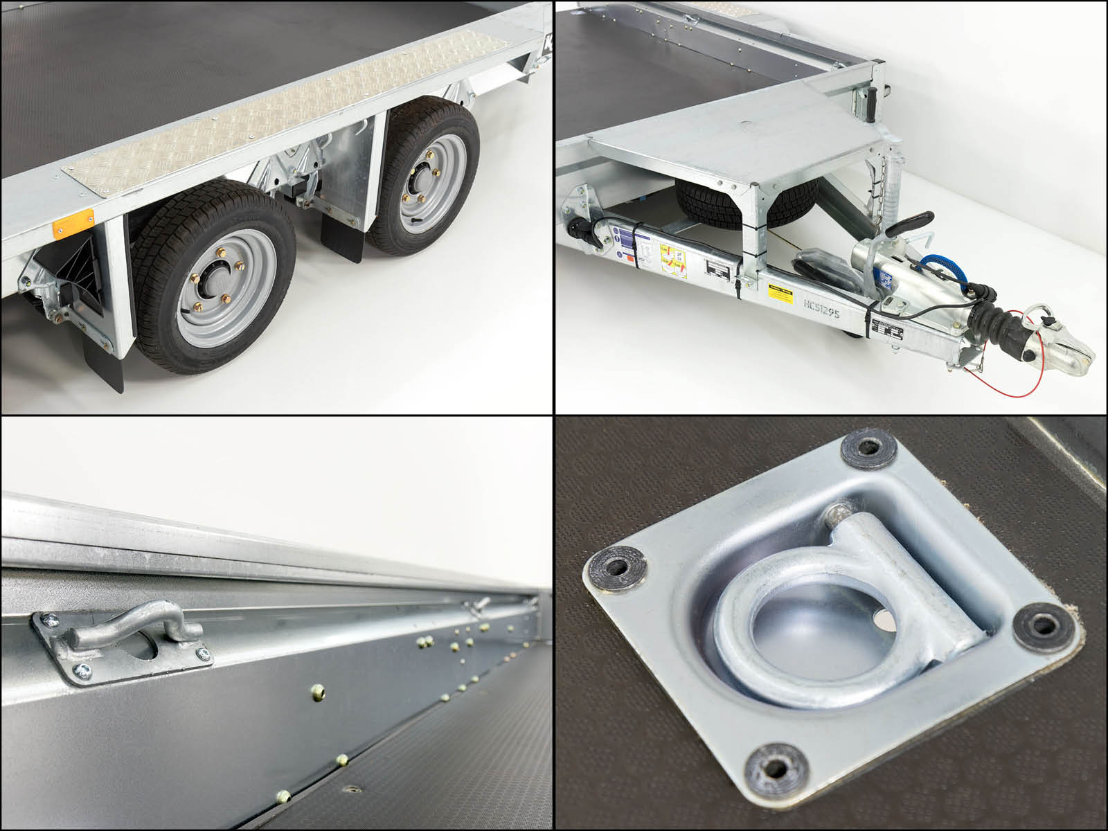 Ifor Williams Baumaschinenanhänger GX105 HD 157×303 3,5t | Einzelrampen-Neu – Bild 4