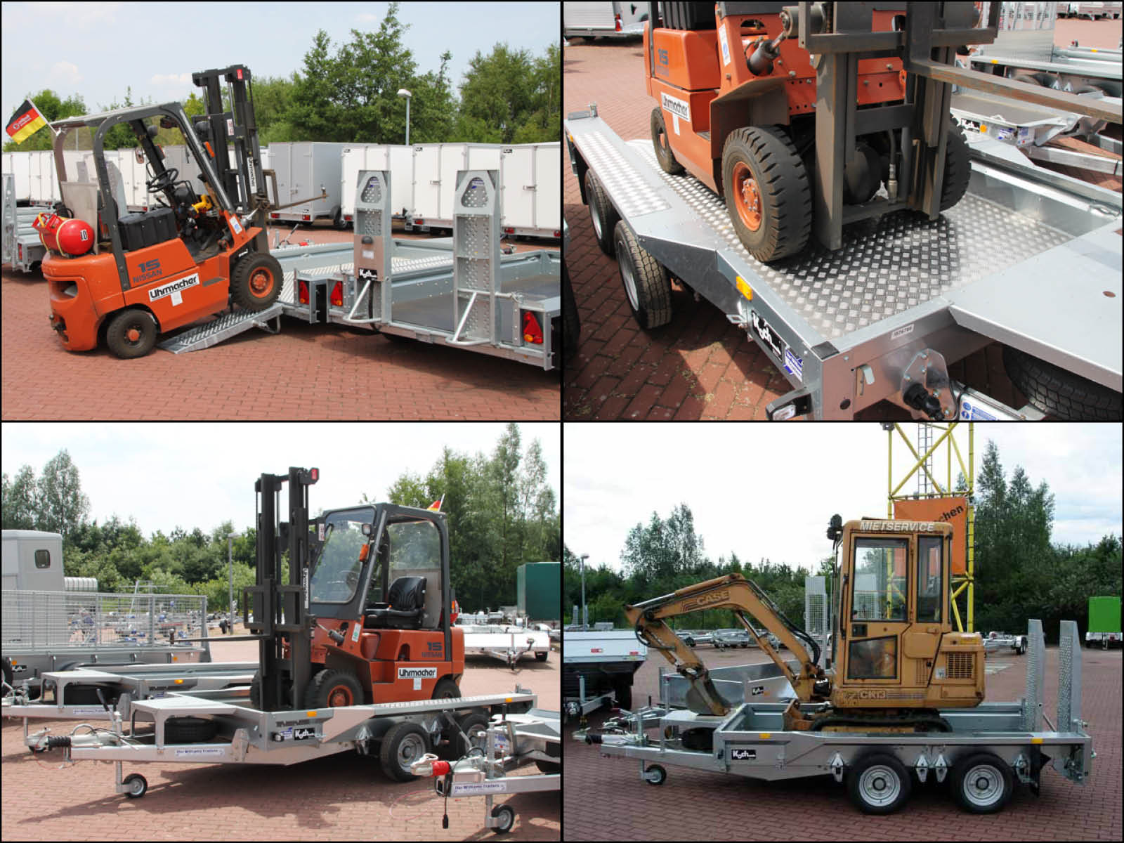 Ifor Williams Baumaschinenanhänger GX105 HD 157×303 3,5t | Einzelrampen-Neu – Bild 2