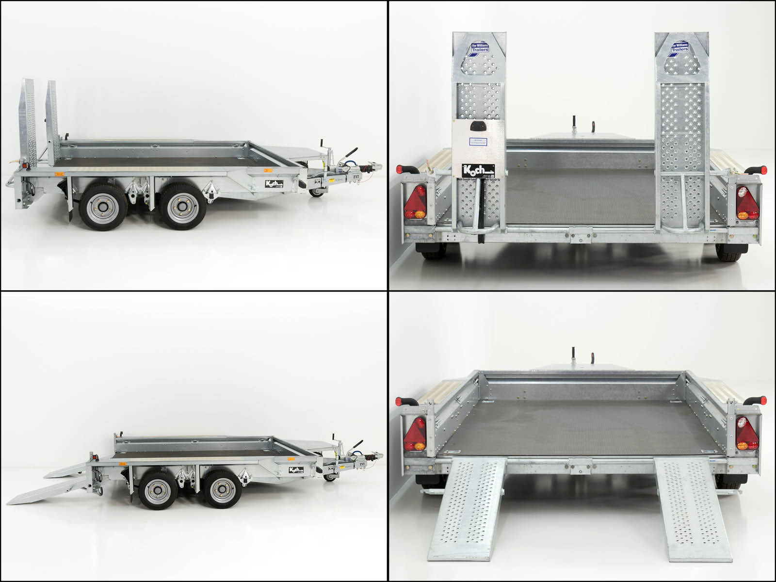 Ifor Williams Baumaschinenanhänger GX105 HD 157×303 3,5t | Einzelrampen-Neu – Bild 3
