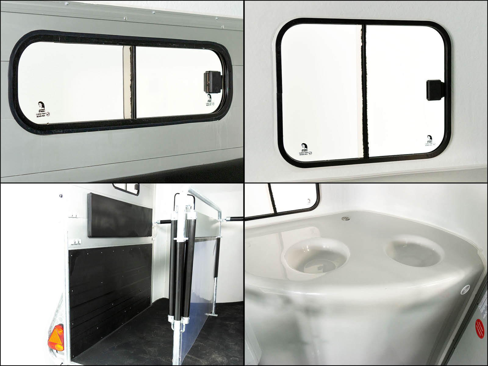 Cheval Liberte Pferdeanhänger GOLD 3 | Premium | Pullman 2 | Sattelkammer | grau-Neu – Bild 6