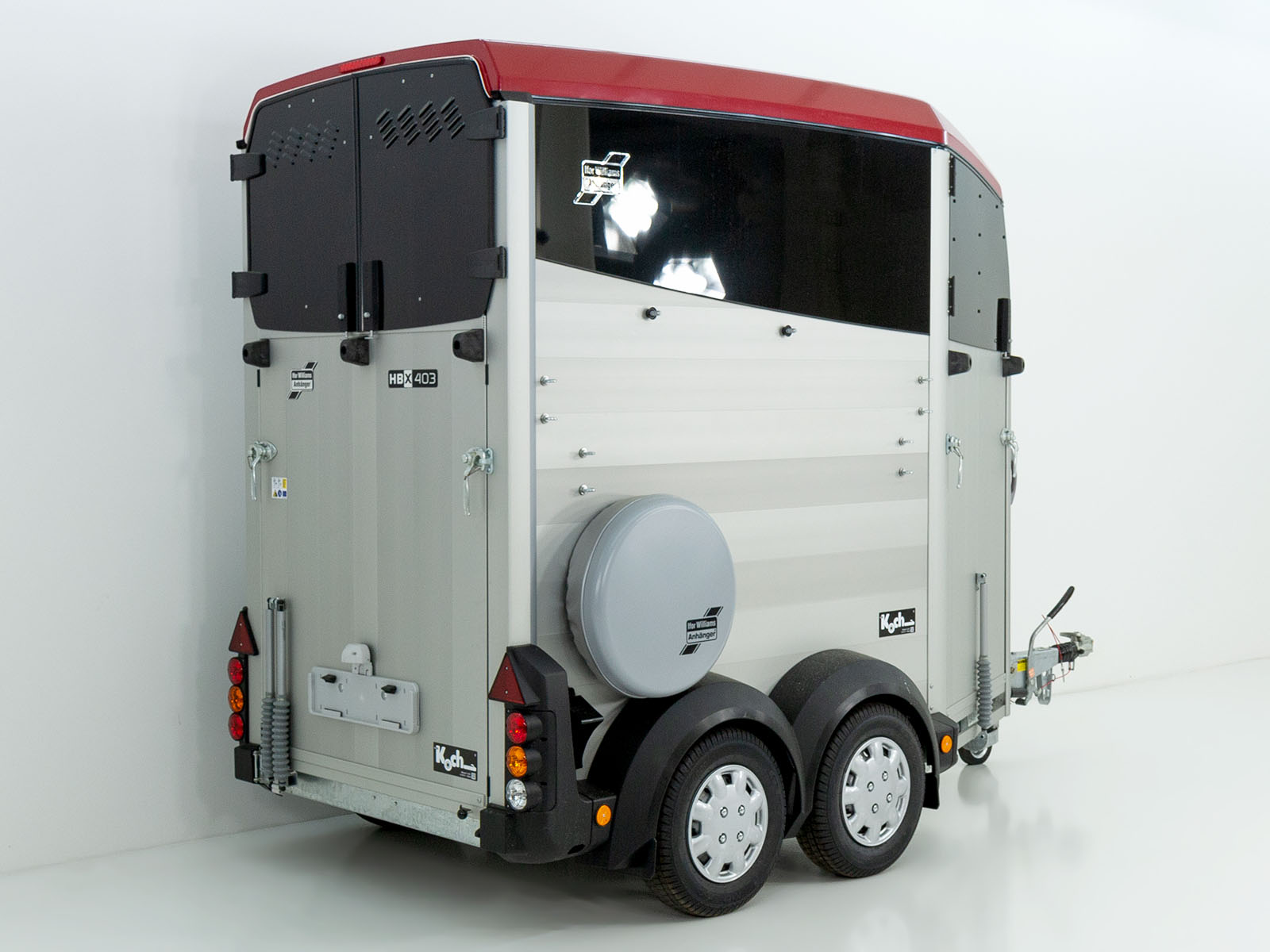 Ifor Williams Pferdeanhänger HBX 403 | Frontausstieg | neues Modell | Rot-Neu – Bild 6