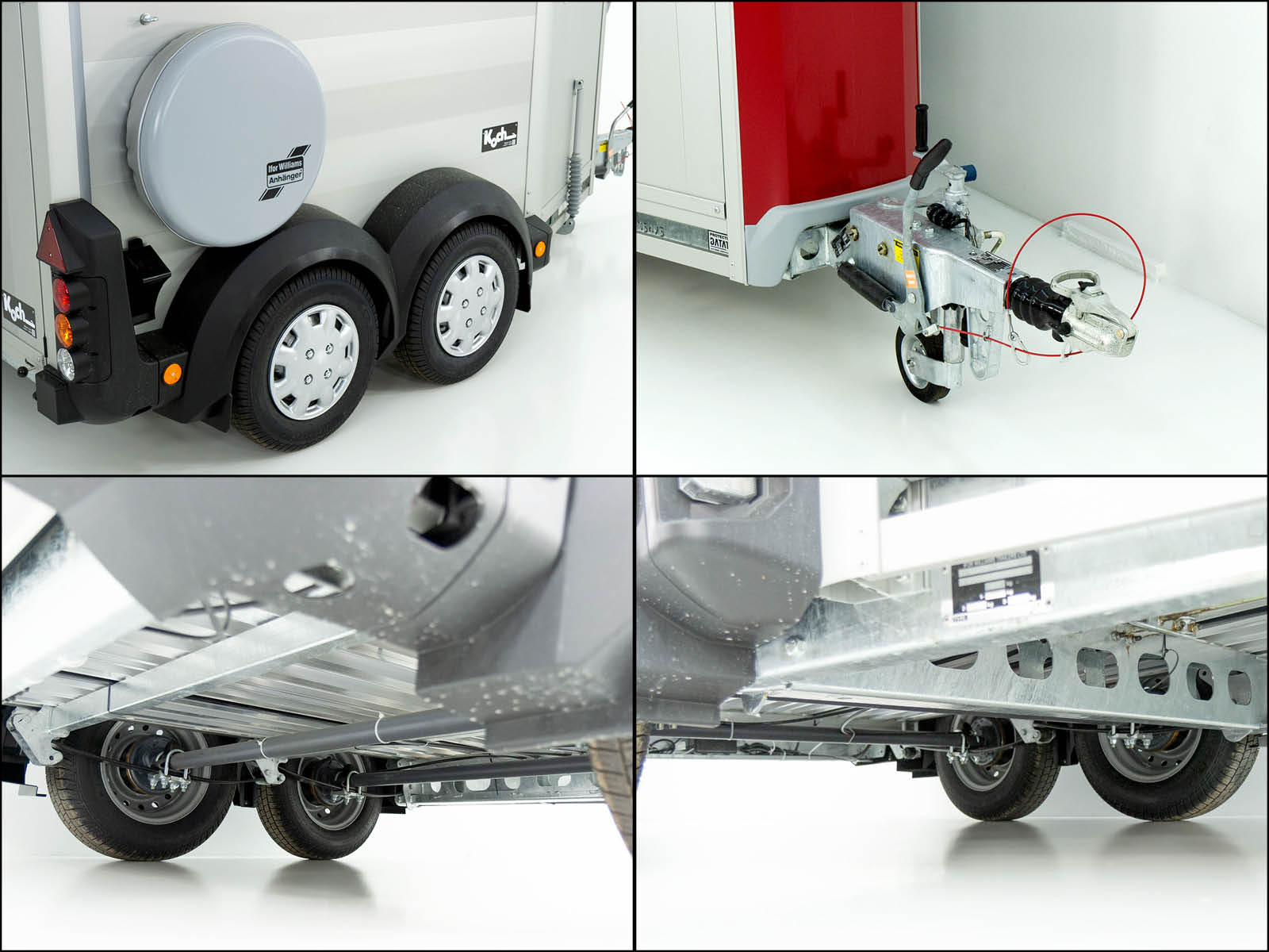 Ifor Williams Pferdeanhänger HBX 403 | Frontausstieg | neues Modell | Rot-Neu – Bild 3