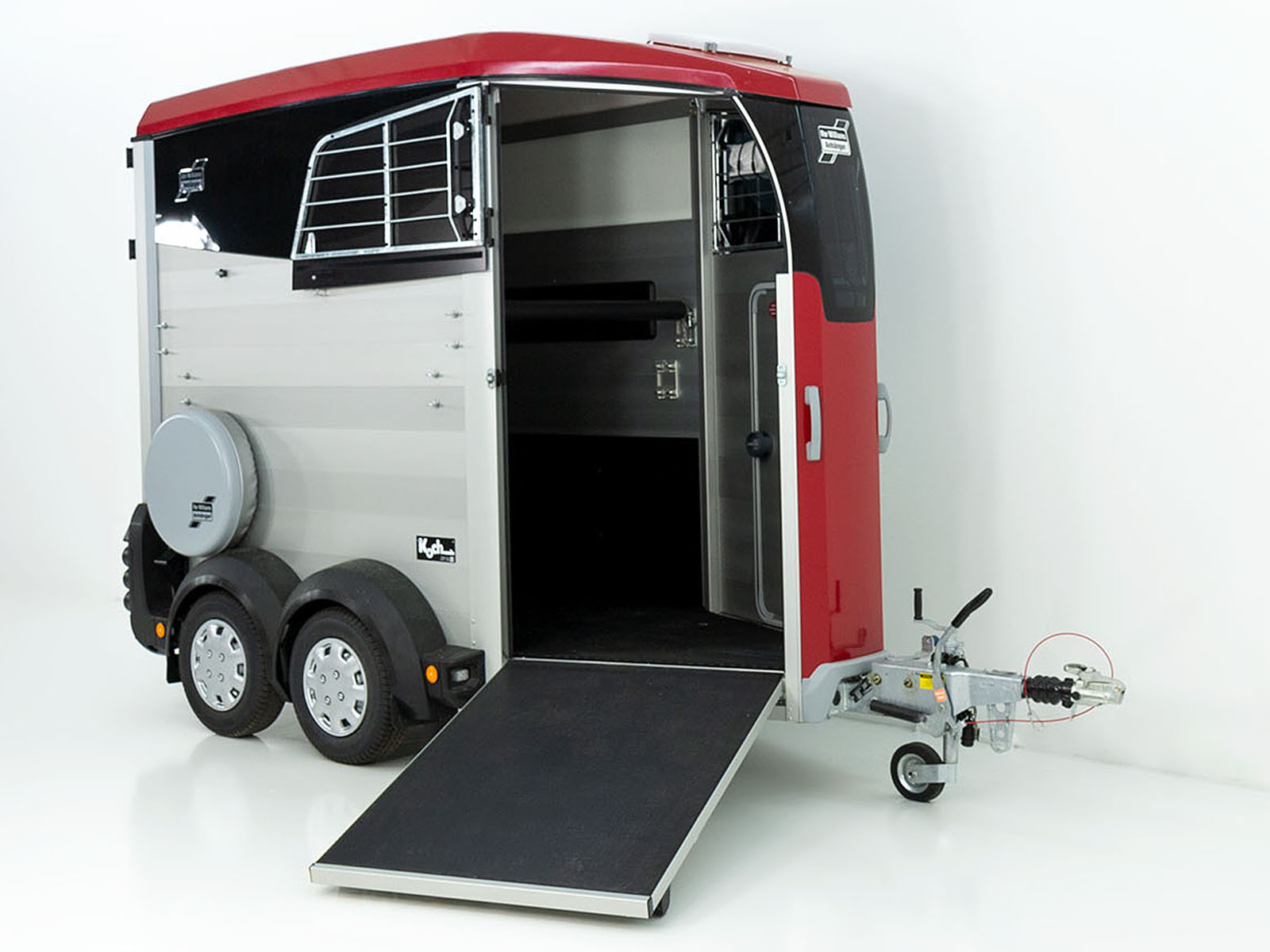Ifor Williams Pferdeanhänger HBX 403 | Frontausstieg | neues Modell | Rot-Neu – Bild 4