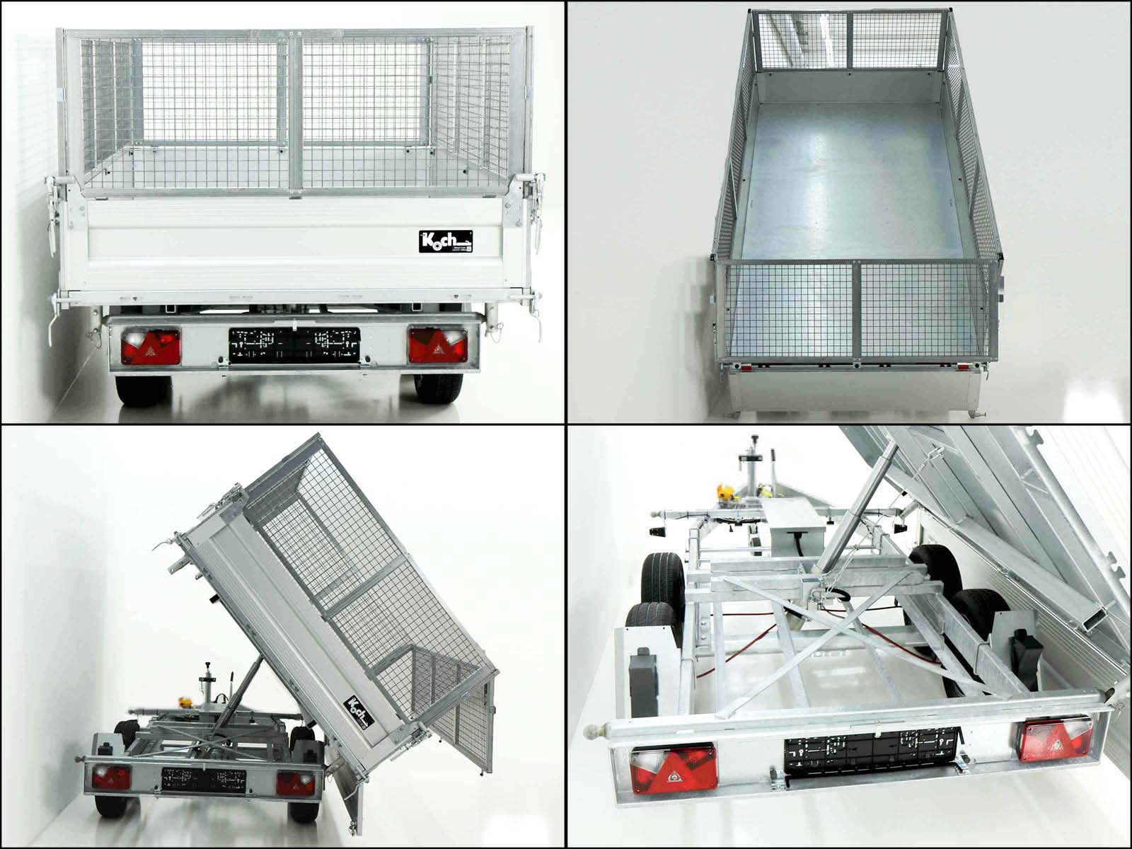 Unsinn Dreiseitenkipper UDK 175×306 3,0t | E-Pumpe | Gitter-Neu – Bild 3