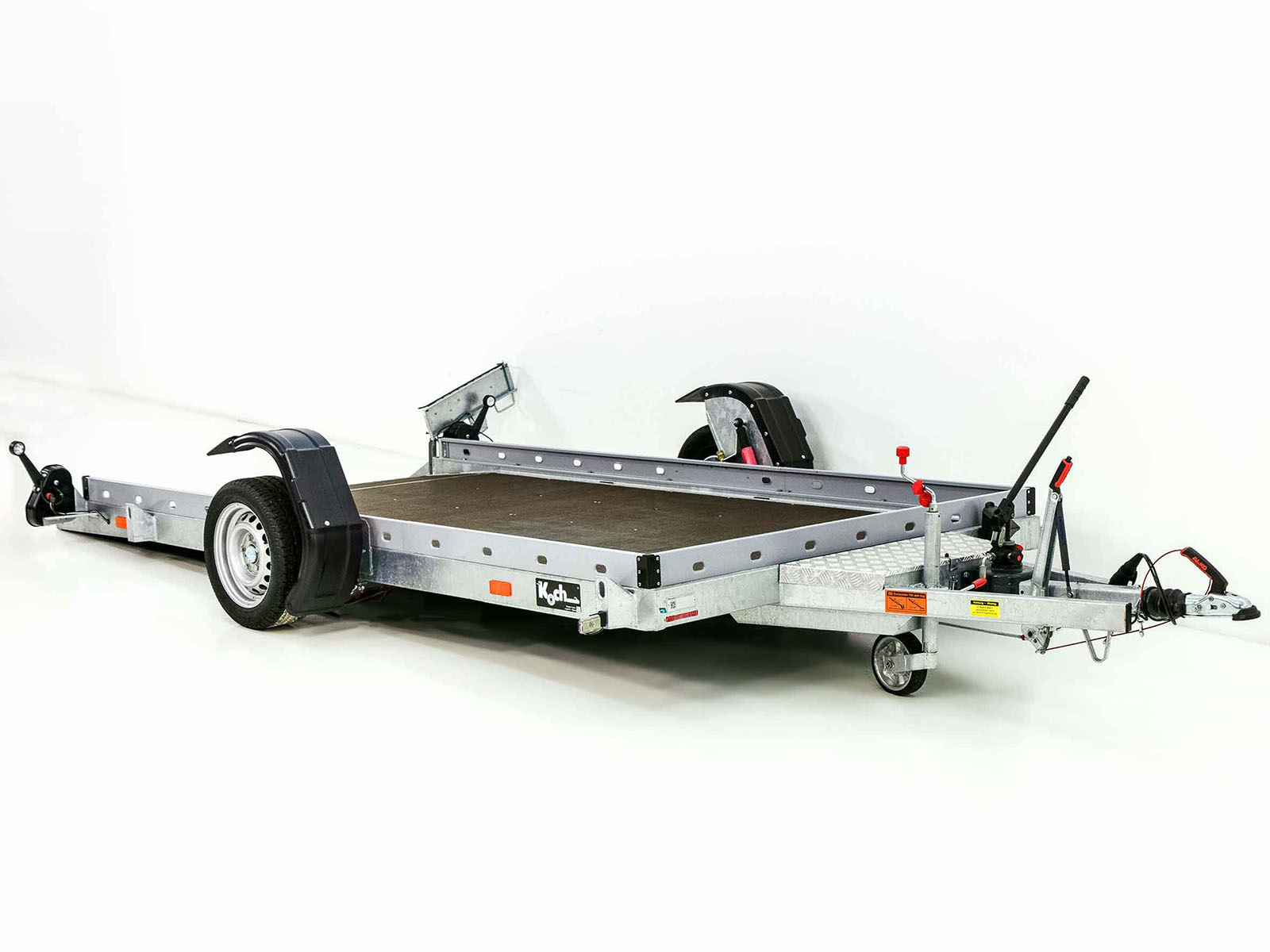 Vezeko Smartanhänger 180×347 cm 1,8 t | Lochblech Seitenwände-Neu – Bild 4