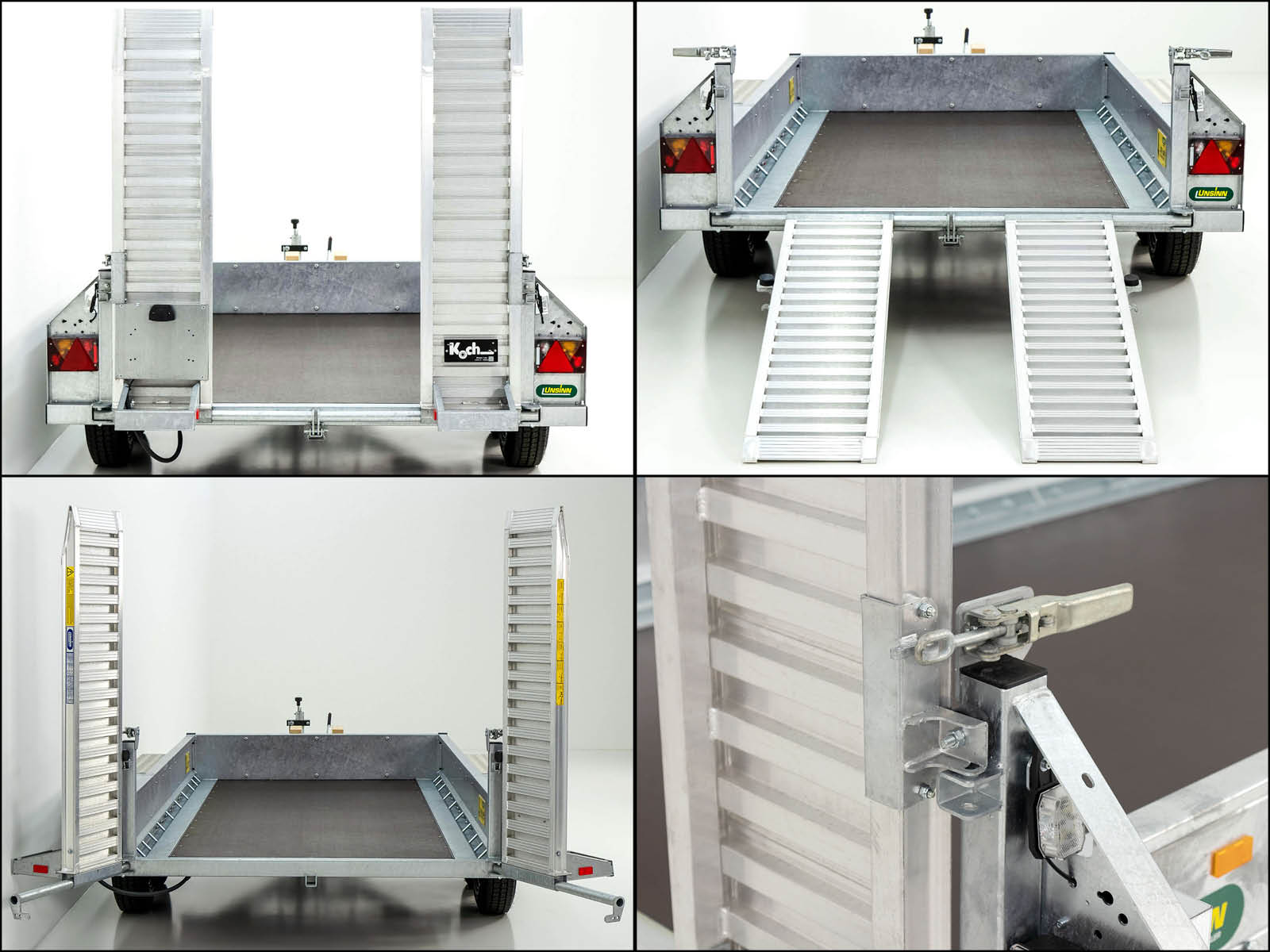 Unsinn Baumaschinenanhänger UBA 160x306cm 3,5t | Schwenk-Rampen-Neu – Bild 2