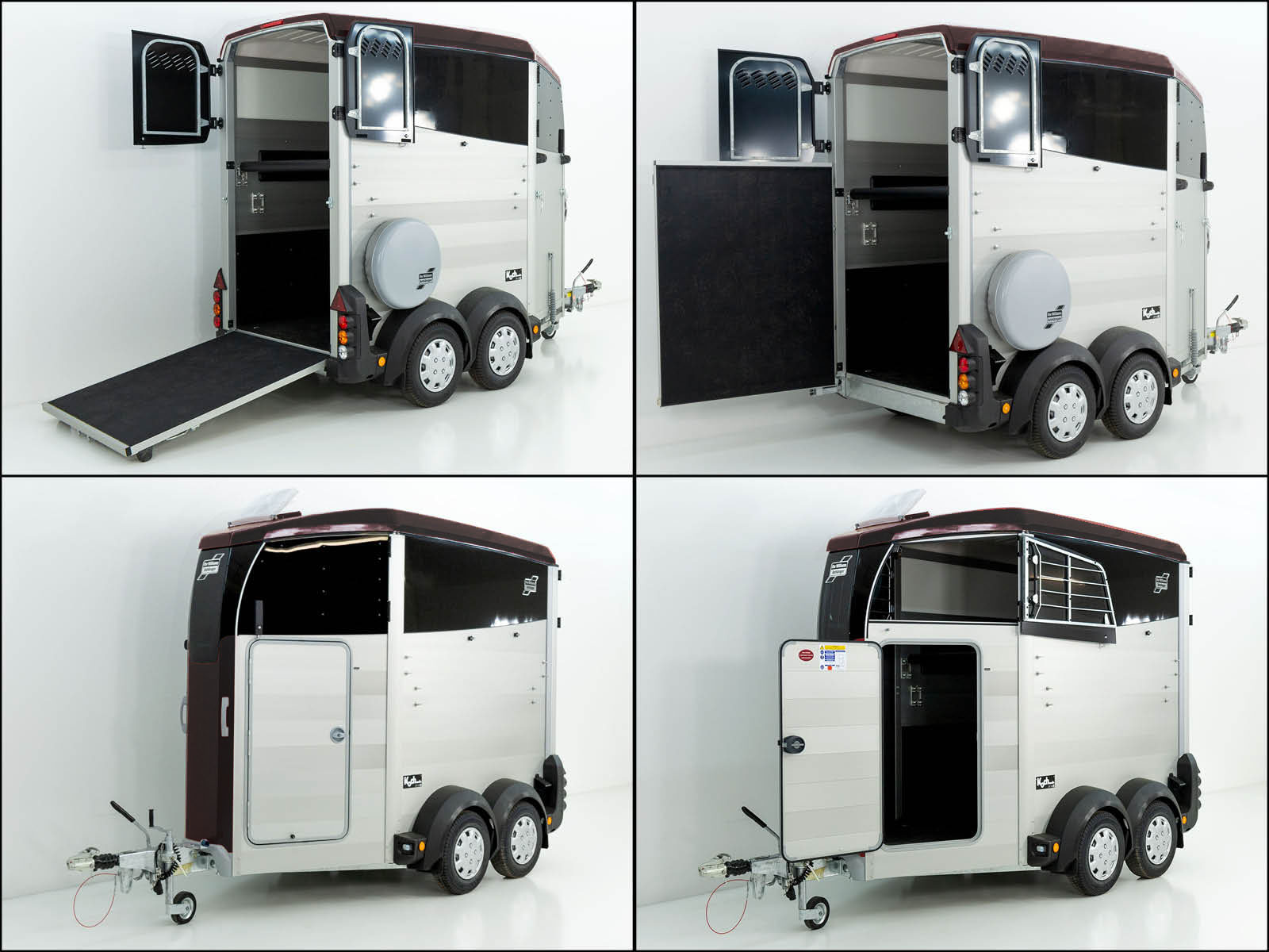 Ifor Williams Pferdeanhänger HBX 403 | Frontausstieg | neues Modell | Schwarz-Neu – Bild 5