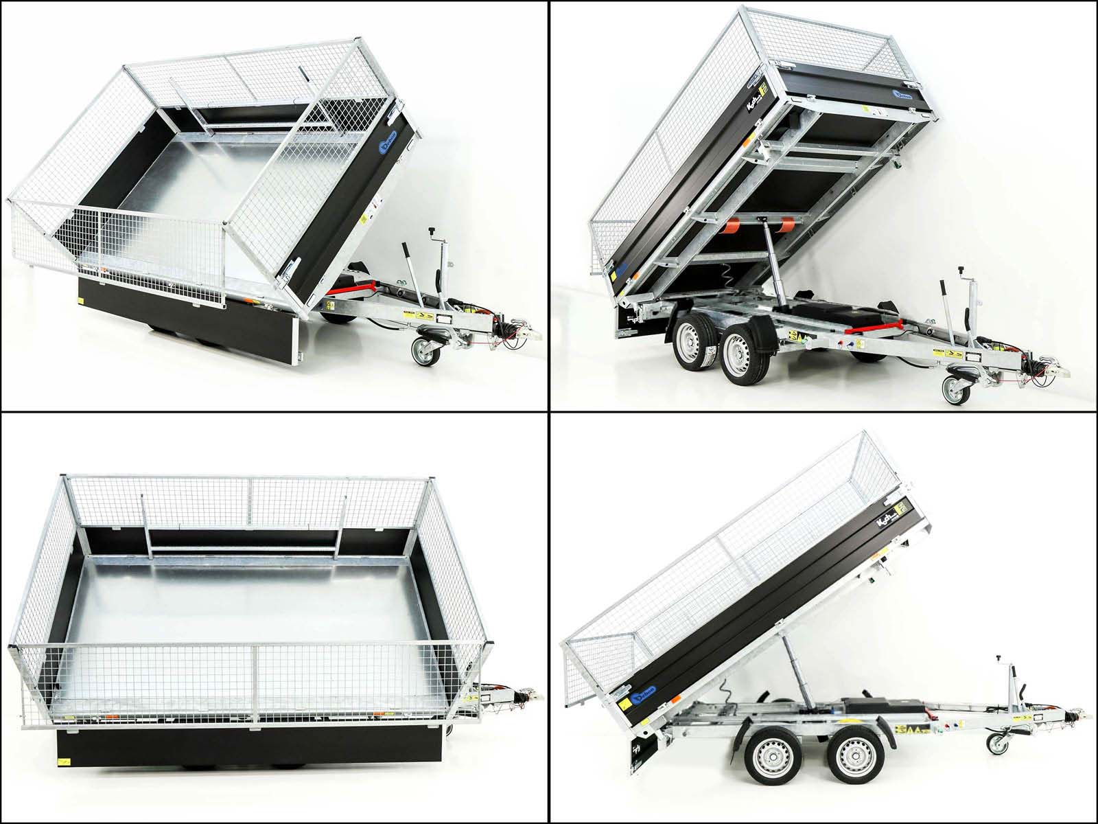 Debon Dreiseitenkipper 180×324 3,5t | Black Edition | Gitter-Neu – Bild 2