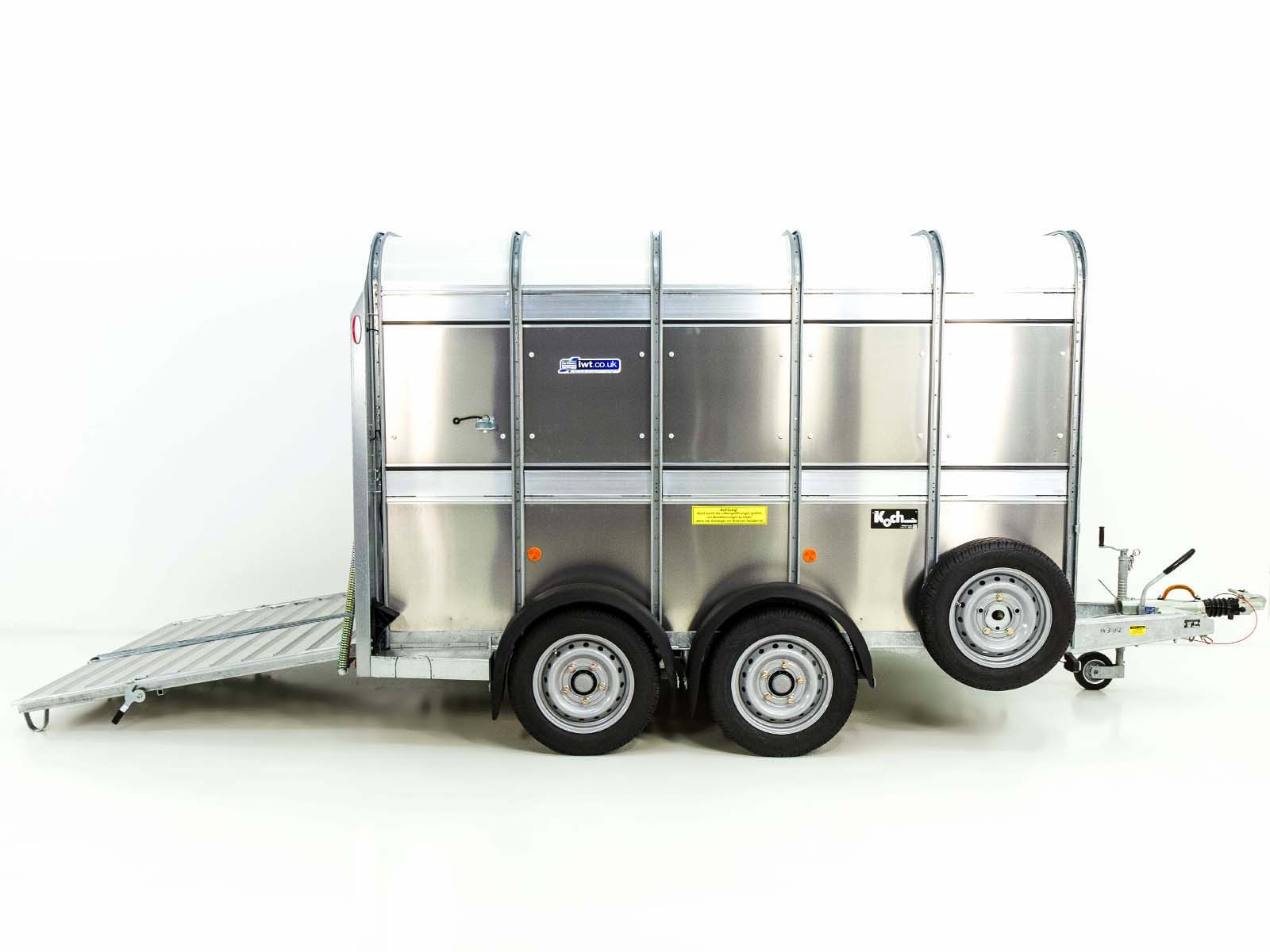 Ifor Williams Viehanhänger TA510 10×6 178×311 cm Höhe: 183 cm | Rampe/Tür-Neu – Bild 4
