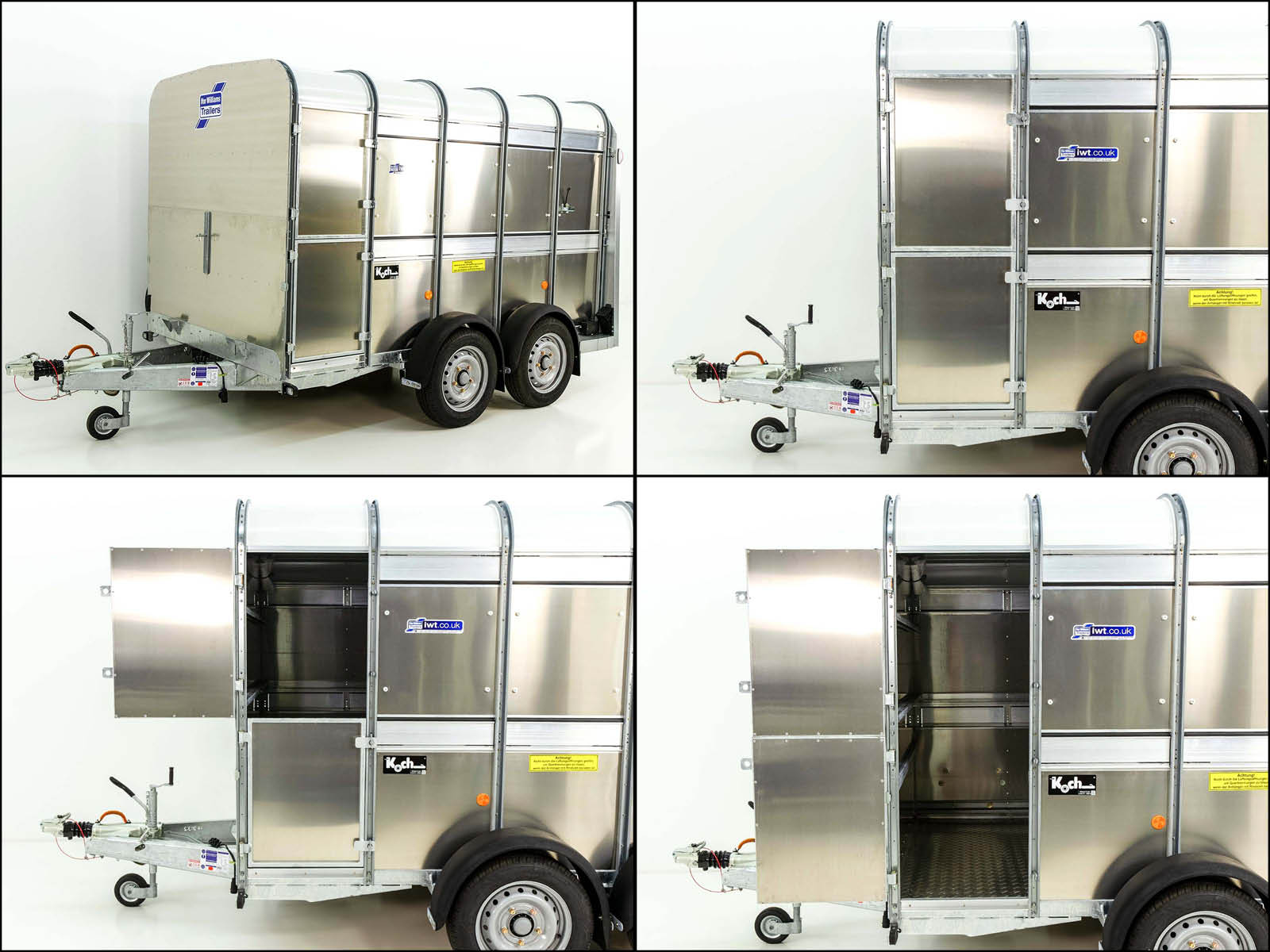 Ifor Williams Viehanhänger TA510 10×6 178×311 cm Höhe: 183 cm | Rampe/Tür-Neu – Bild 6
