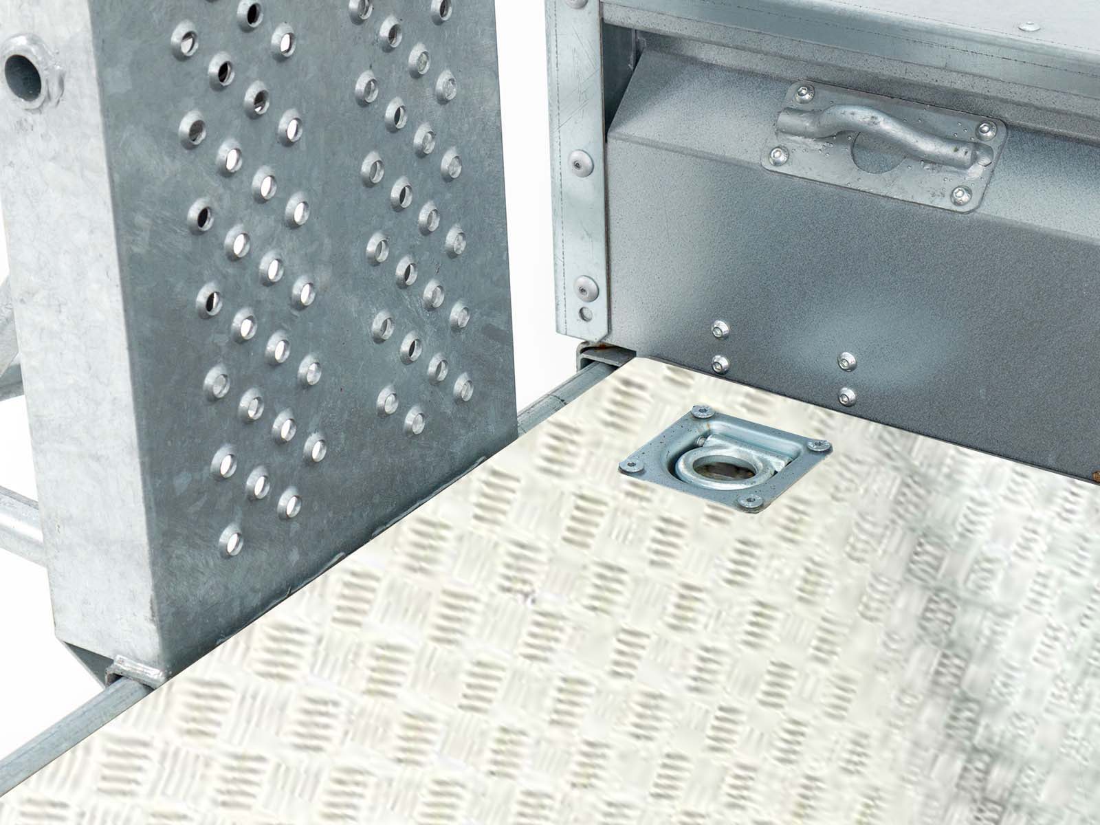 Ifor Williams Baumaschinenanhänger GX105 157×303 2,7t | Einzelrampen | Aluboden-Neu – Bild 4