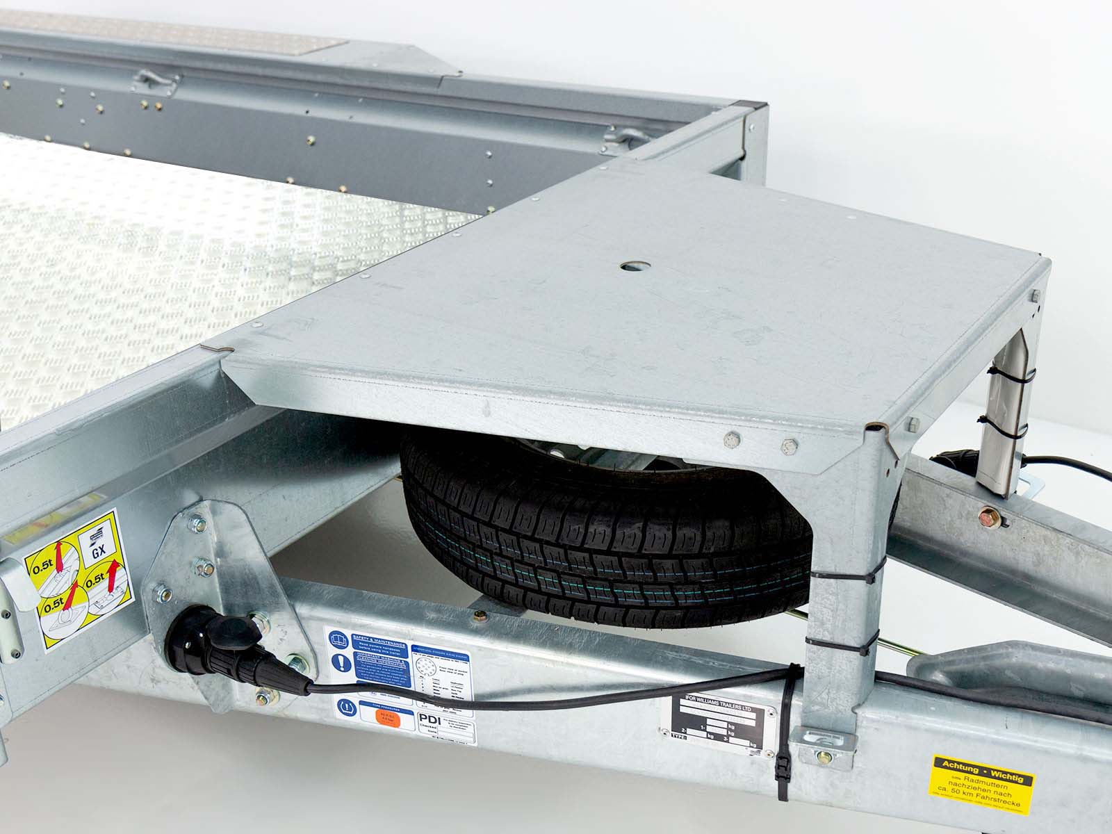 Ifor Williams Baumaschinenanhänger GX105 157×303 2,7t | Einzelrampen | Aluboden-Neu – Bild 5