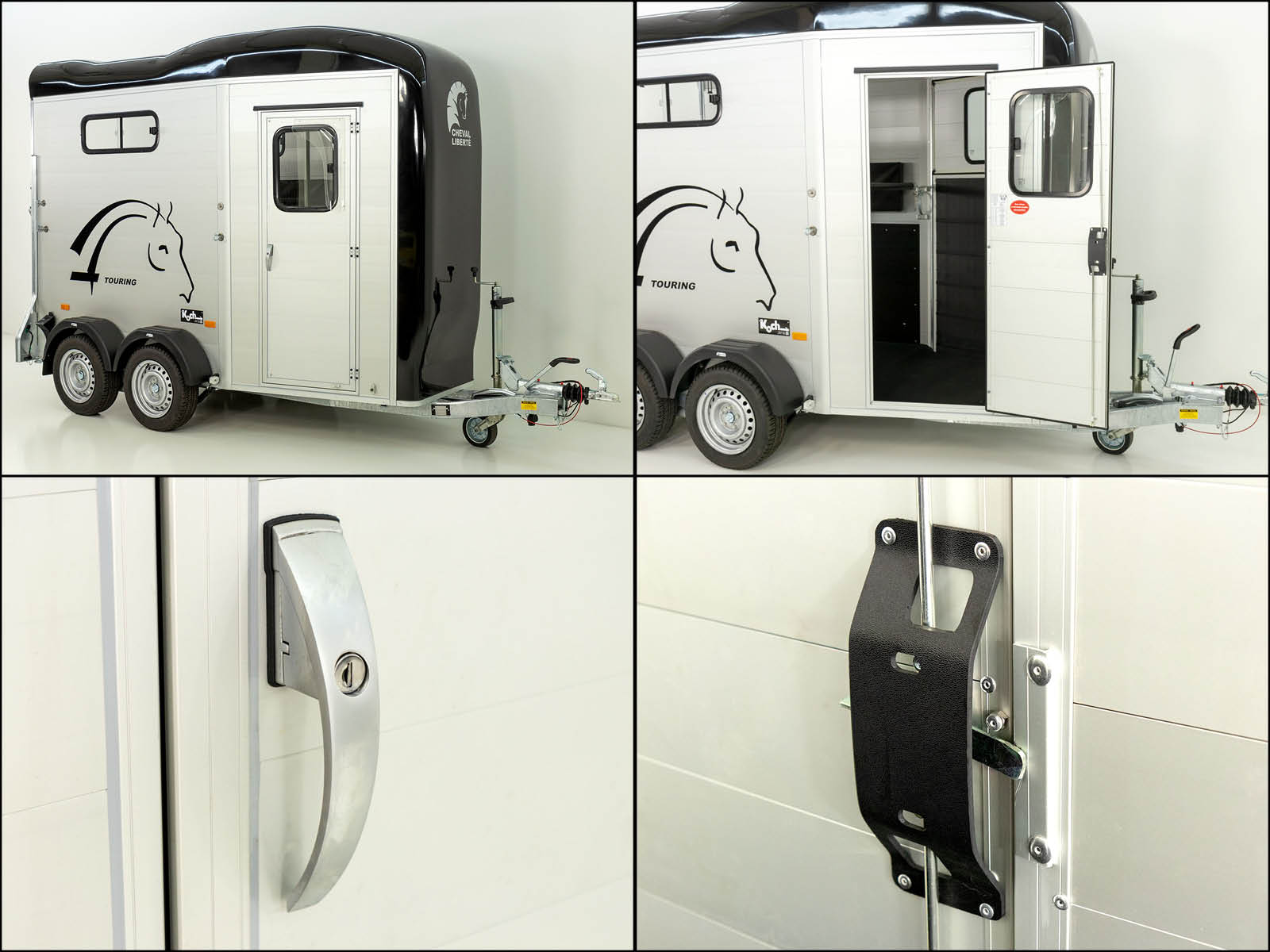 Cheval Liberte Pferdeanhänger Touring One 1,5er | Pullman-Fahrwerk | Frontausstieg | schwarz-Neu – Bild 6