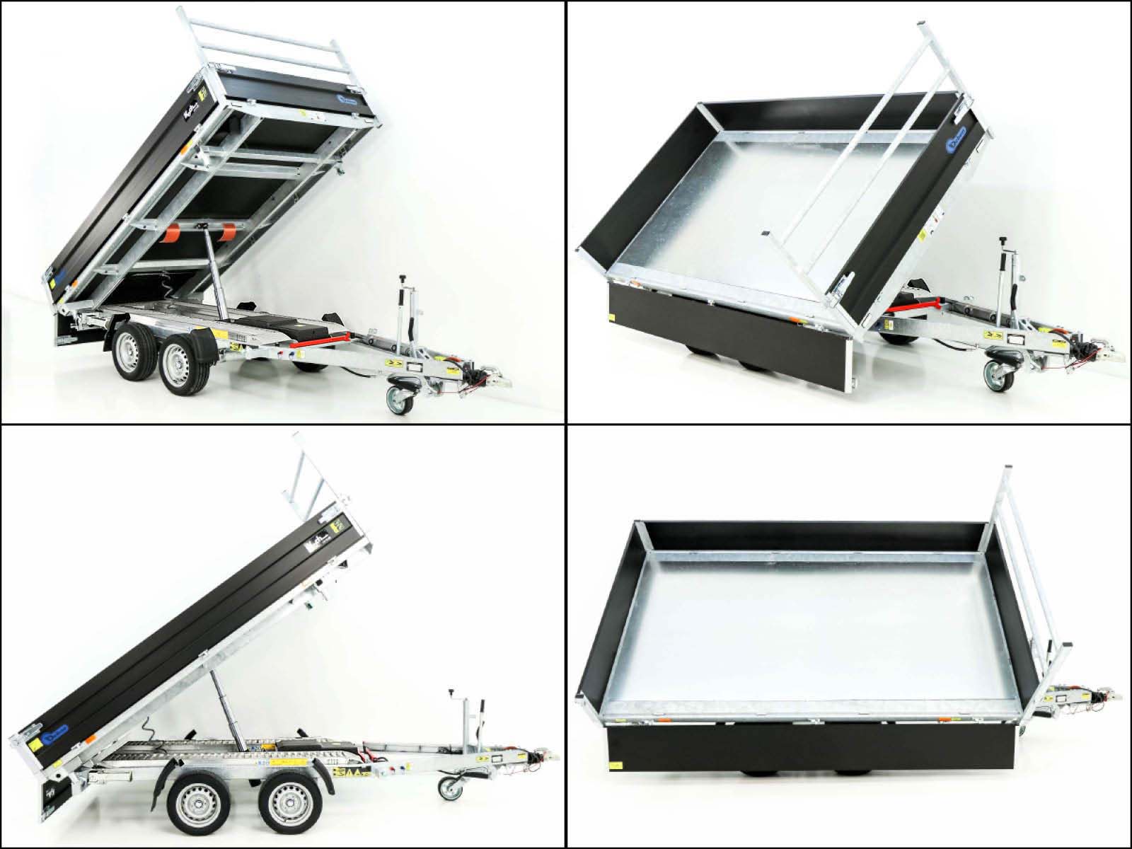 Debon Dreiseitenkipper 180×324 3,5t | Black Edition | Rampen | Stützen-Neu – Bild 4