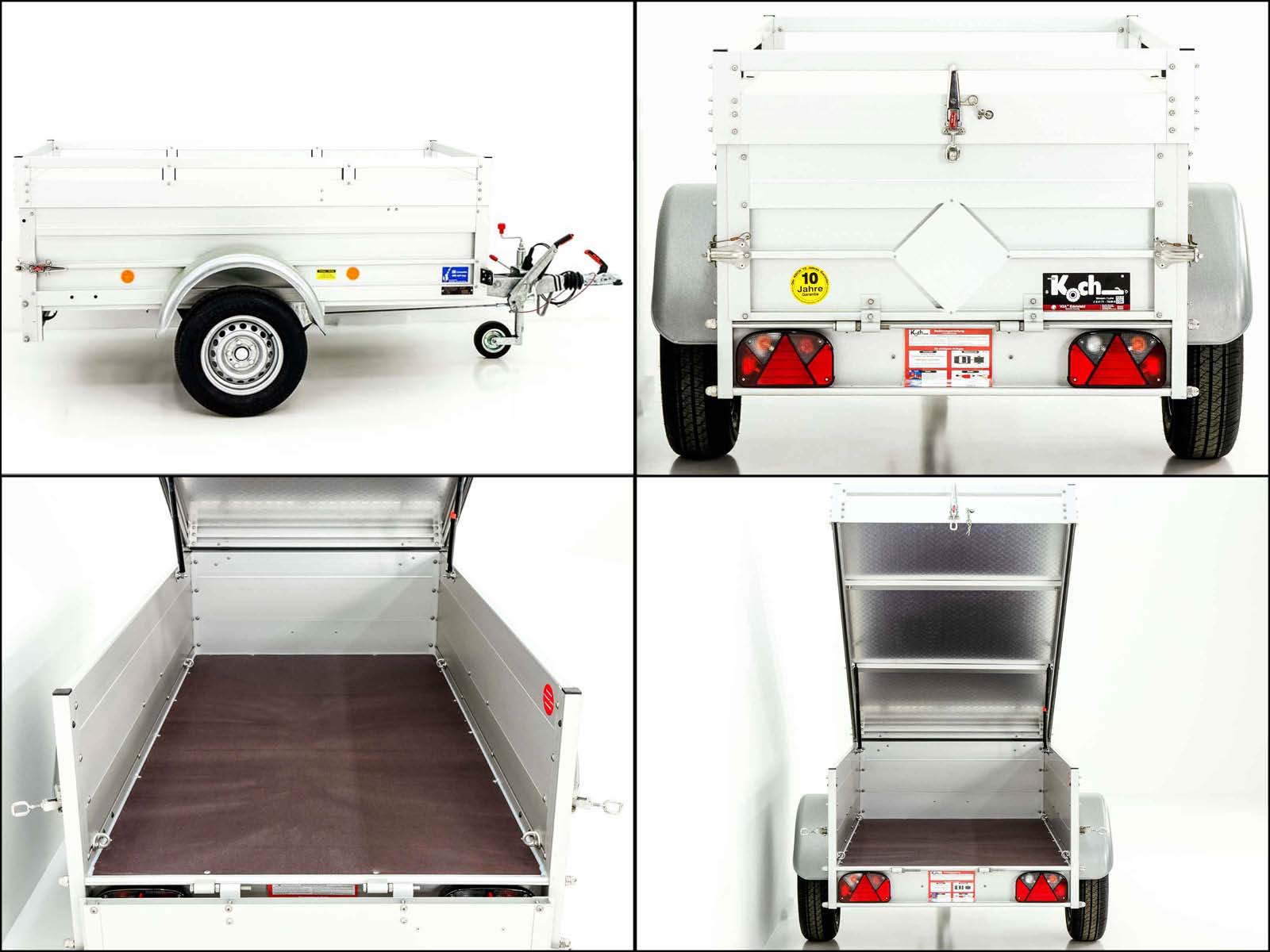 Deckelanhänger 125x250cm Höhe:65cm 750kg | Typ U4-Neu – Bild 4