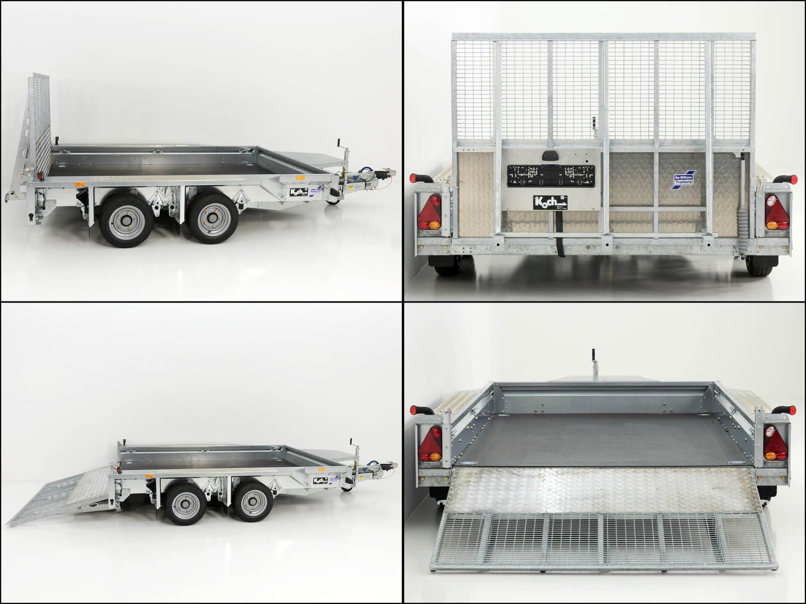 Ifor Williams Baumaschinenanhänger GX105 HD 157×303 3,5t | Auffahrrampe-Neu – Bild 4