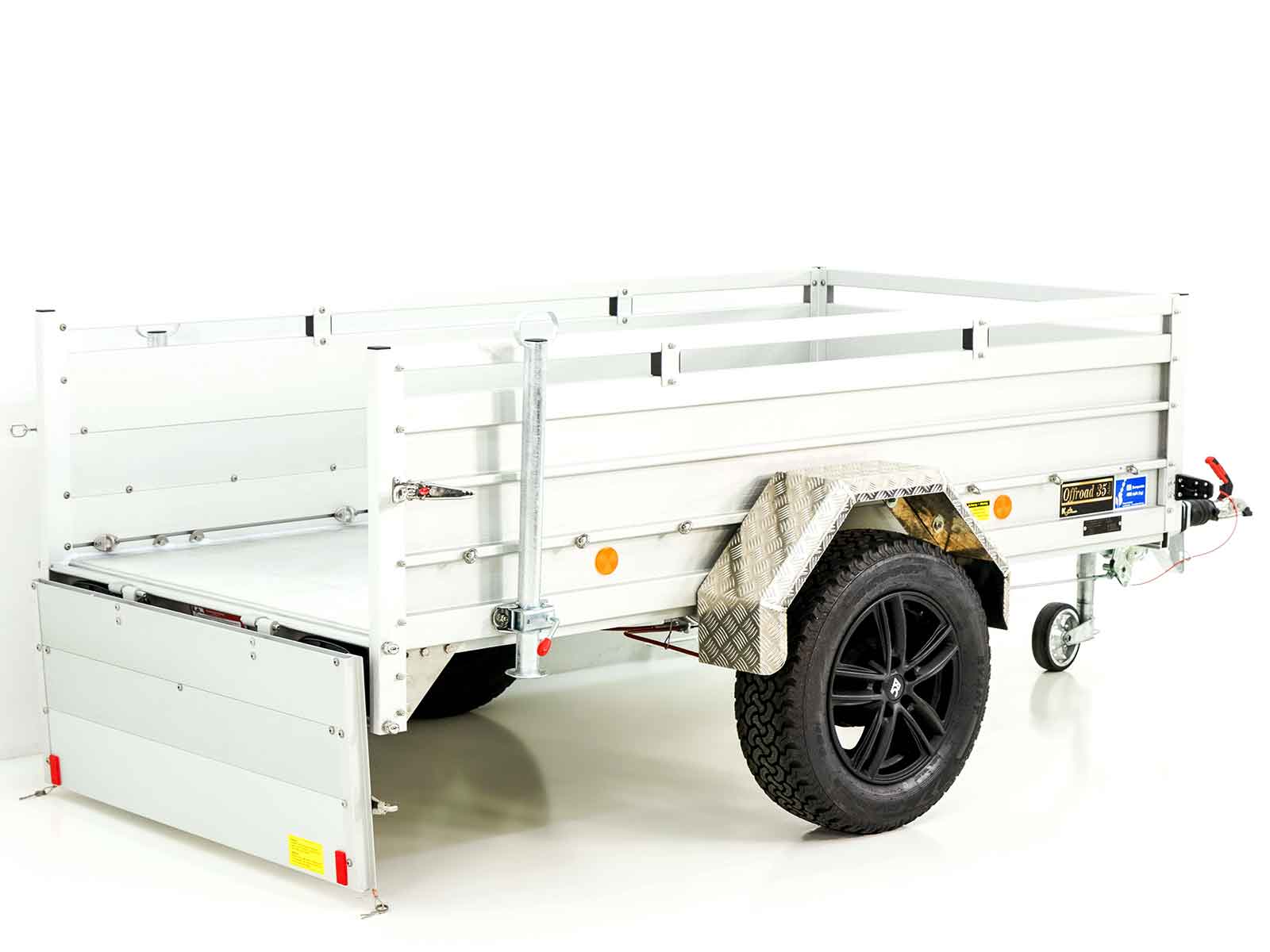 Anhänger „CROSSLINE“ 125×250 cm 1300 kg | Höhe 60 cm | Aluboden | Typ 4.13-Neu – Bild 6