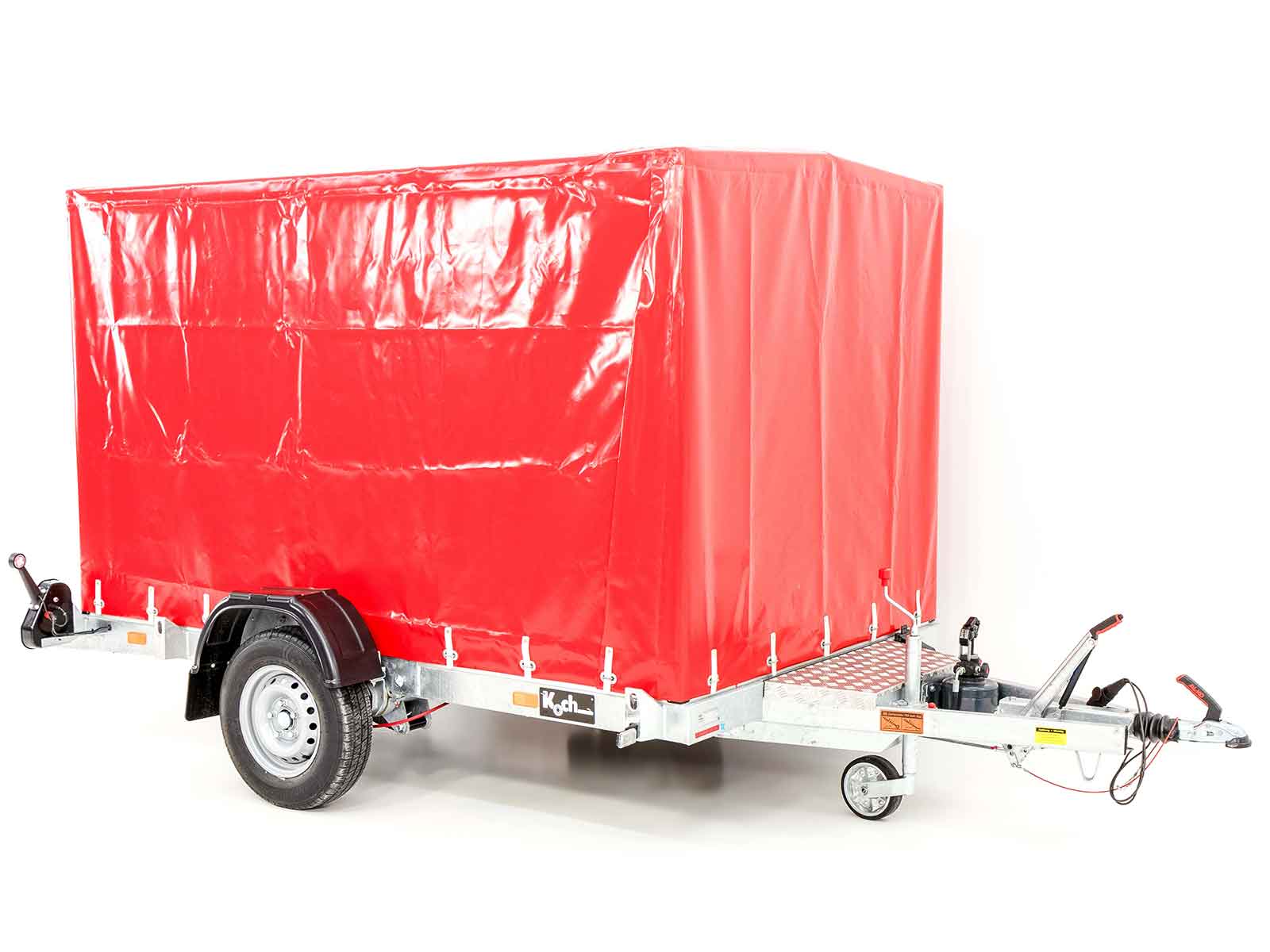 . Vezeko Absenkanhänger 162x272x155 1,3t Hochplane silber-Neu – Bild 5