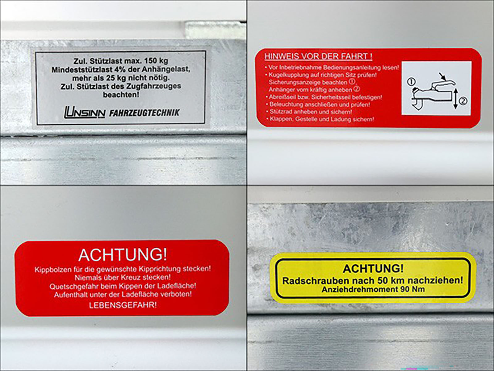 Unsinn Dreiseitenkipper UDK 175x306cm 3,5t | E-Pumpe-Neu – Bild 6