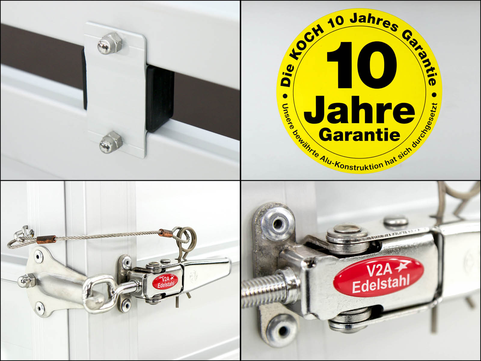 Anhänger mit Plane 150x300cm 1300kg | Typ 7.13 | Hochplane 160cm – Grün-Neu – Bild 6