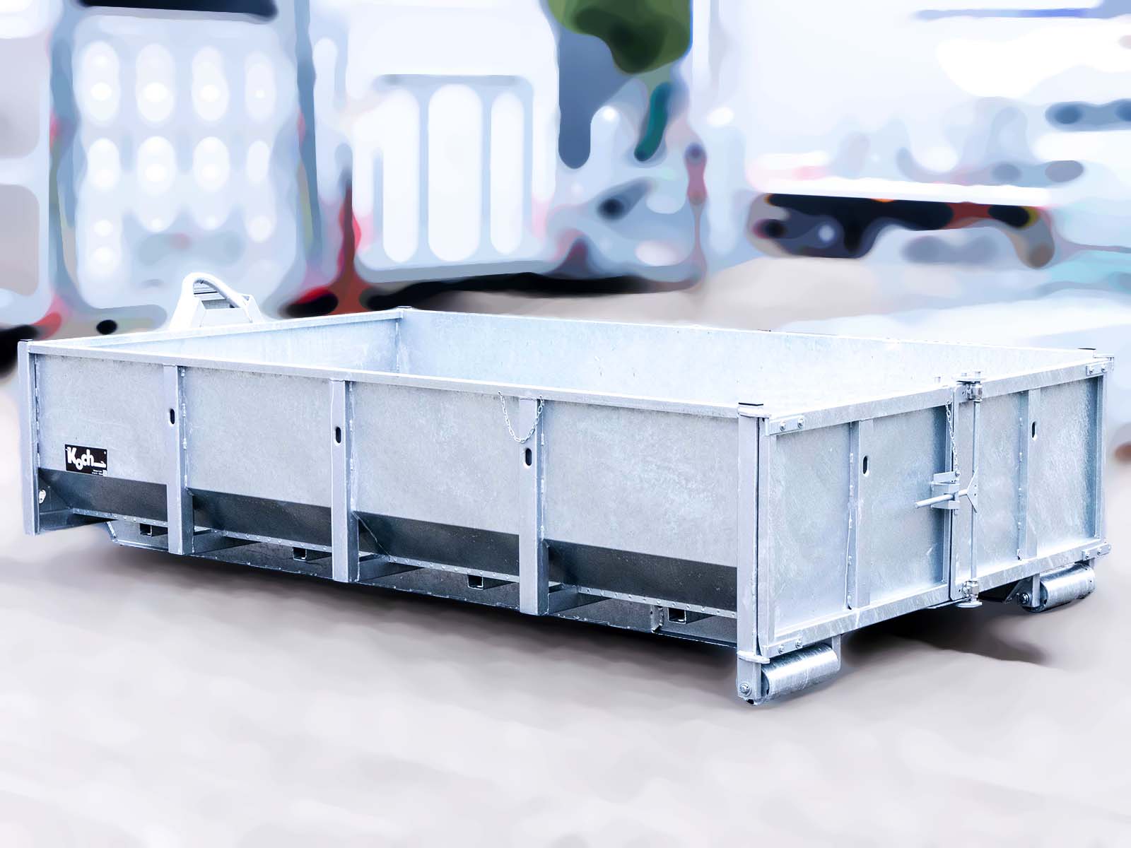 Vezeko Abroll-Mulde 297x178x57 cm für KONOS | Hakengerät-Neu