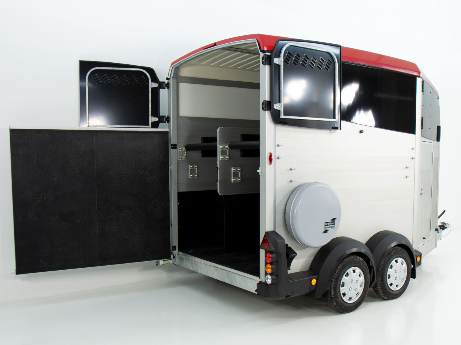 Ifor Williams Pferdeanhänger HBX 506 | Sattelkammer | Neues Modell | Rot-Neu – Bild 6