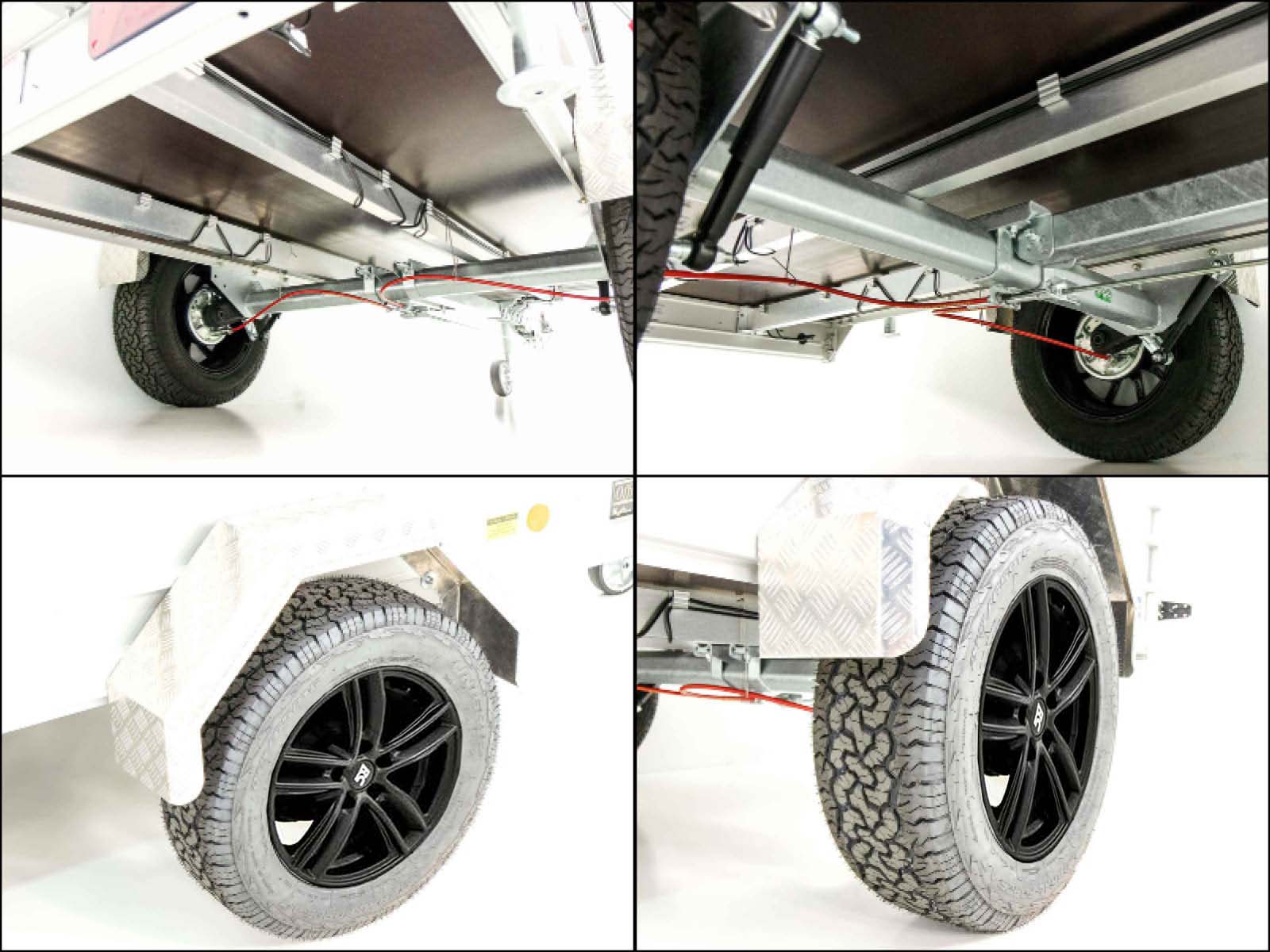 Deckelanhänger „CROSSLINE“ 125x250cm 1300kg | Höhe 65cm | Aluboden | Typ 4.13-Neu – Bild 6