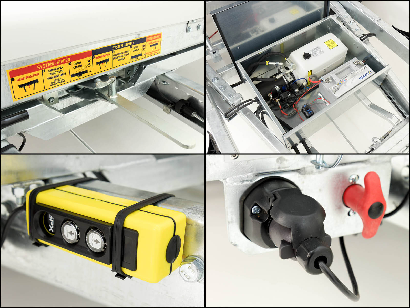 Vezeko Multidreiseitenkipper VMDK35.3 | 185x350cm 3,5t | Ladefläche kippbar-Neu – Bild 4