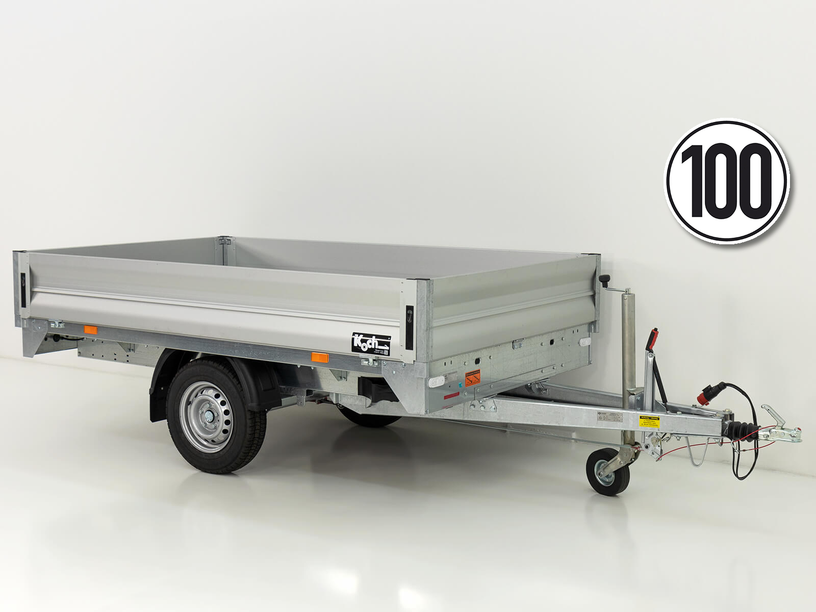 Vezeko Hochlader Anhänger DX13.26 | 162×267 cm | 1,3t-Neu