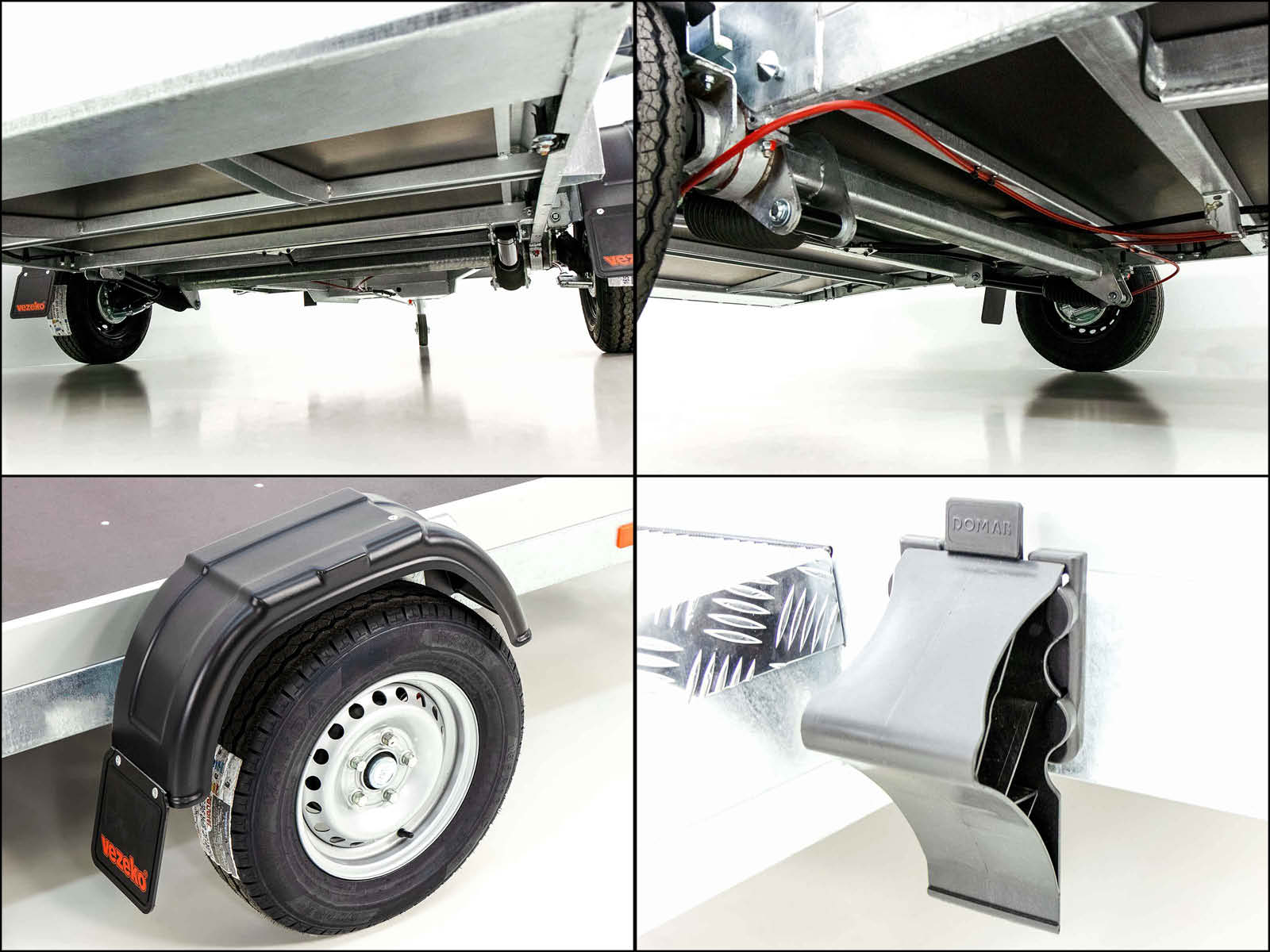 Vezeko Smartanhänger 180x347cm 1,5t | Lochblech Seitenwände-Neu – Bild 2