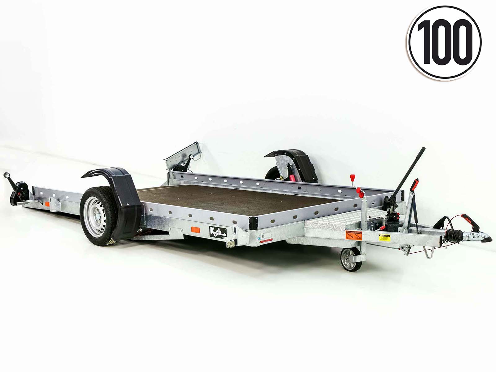 Vezeko Smartanhänger 180x347cm 1,5t | Lochblech Seitenwände-Neu