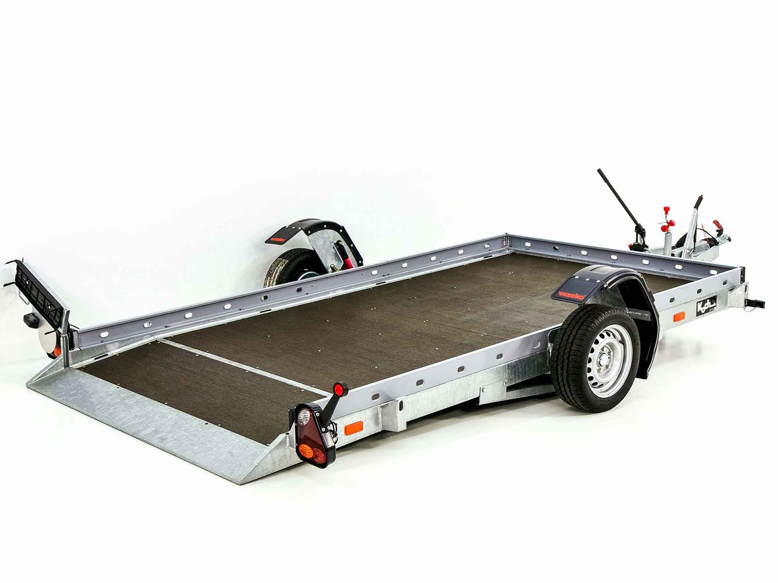 Vezeko Smartanhänger 180x347cm 1,5t | Lochblech Seitenwände-Neu – Bild 4