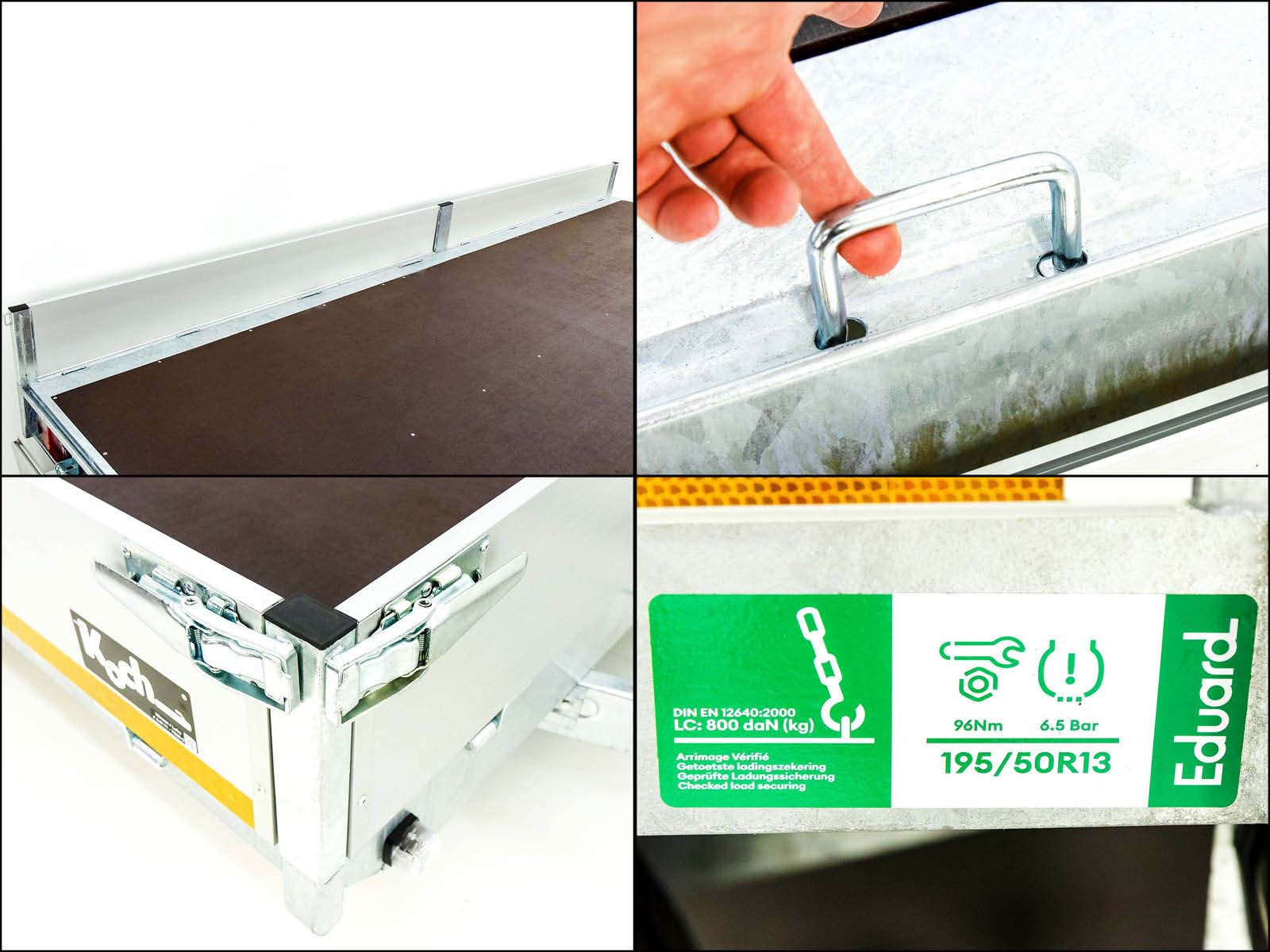 Eduard Hochlader Anhänger 4520 GD | 200×456 cm | 3,0t-Neu – Bild 2