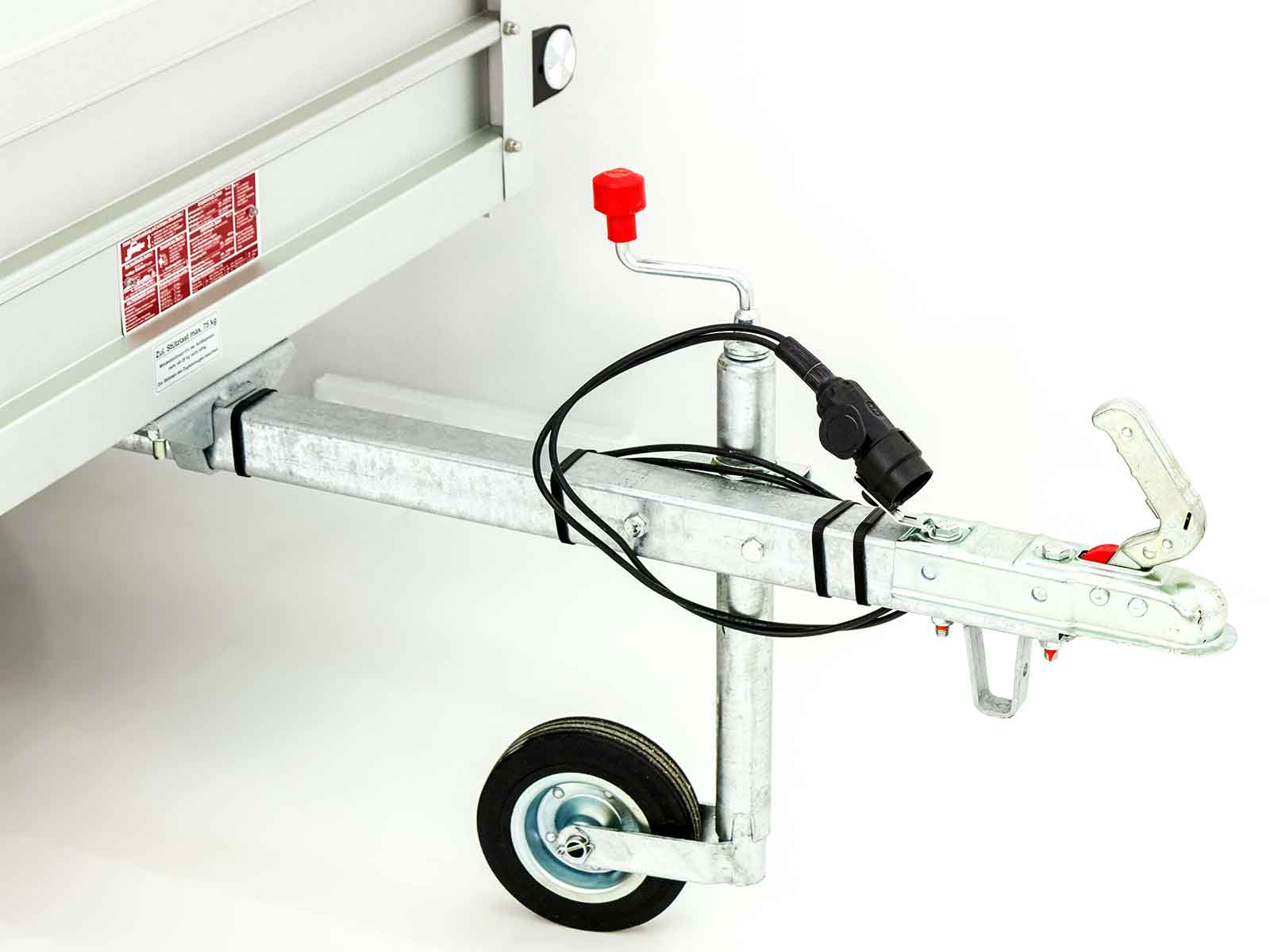 Deckelanhänger 105x205cm Höhe:50cm 750kg | Typ U2-Neu – Bild 4