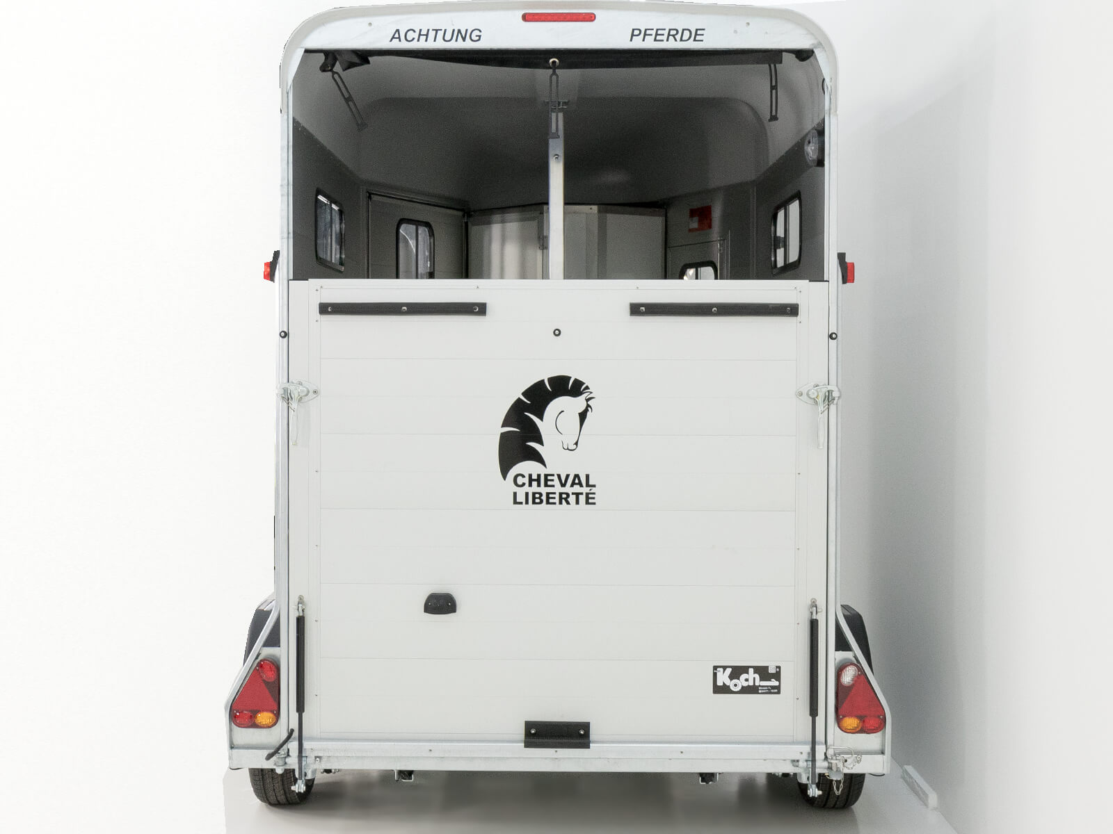 Cheval Liberte Pferdeanhänger Touring Country | Sattelkammer | Frontausstieg | grau-Neu – Bild 4