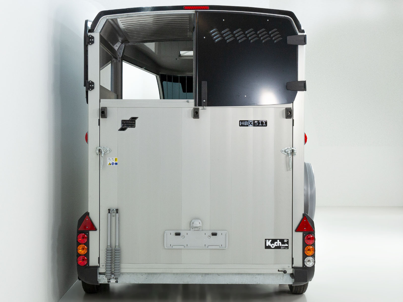 Ifor Williams Pferdeanhänger HBX 511 | Frontausstieg | Neues Modell | Schwarz-Neu – Bild 2