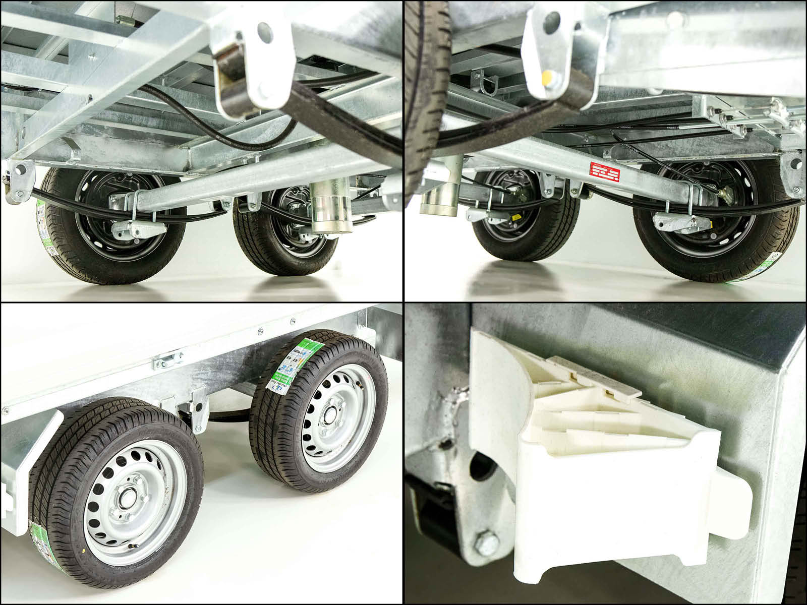 Variant Dreiseitenkipper VDK 168×320 3,0t | E-Pumpe | Stahlbordwandaufsatz 60 cm-Neu – Bild 2